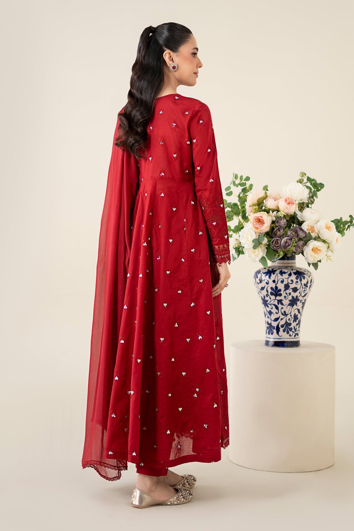 Maria B | Luxury Pret 25 | DW-EA25-61 by Maria Faisal - Registered Vendor of : Maria B - type : Ladies Clothes - 100% original wedding dresses