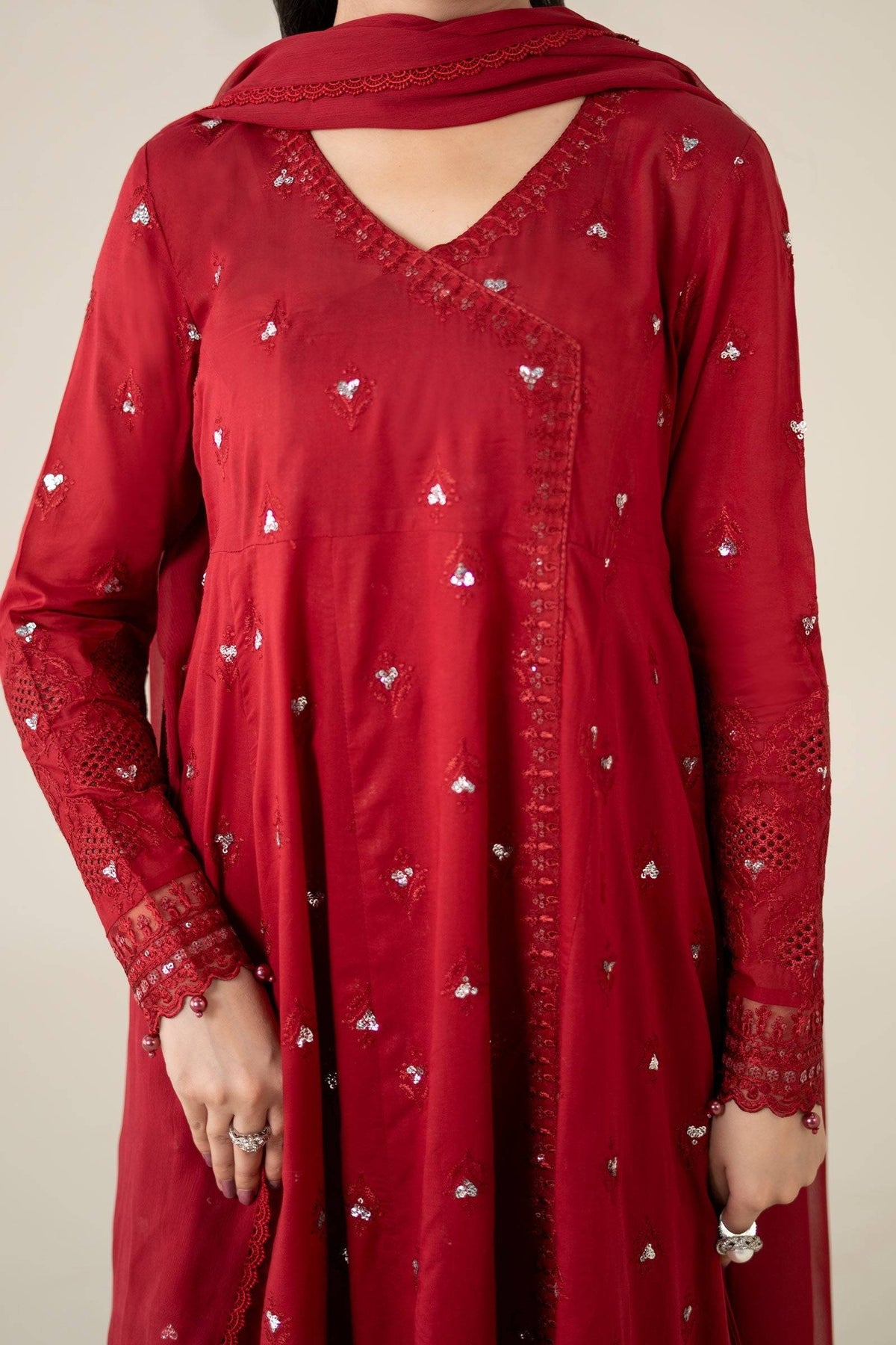 Maria B | Luxury Pret 25 | DW-EA25-61 by Maria Faisal - Registered Vendor of : Maria B - type : Ladies Clothes - 100% original wedding dresses
