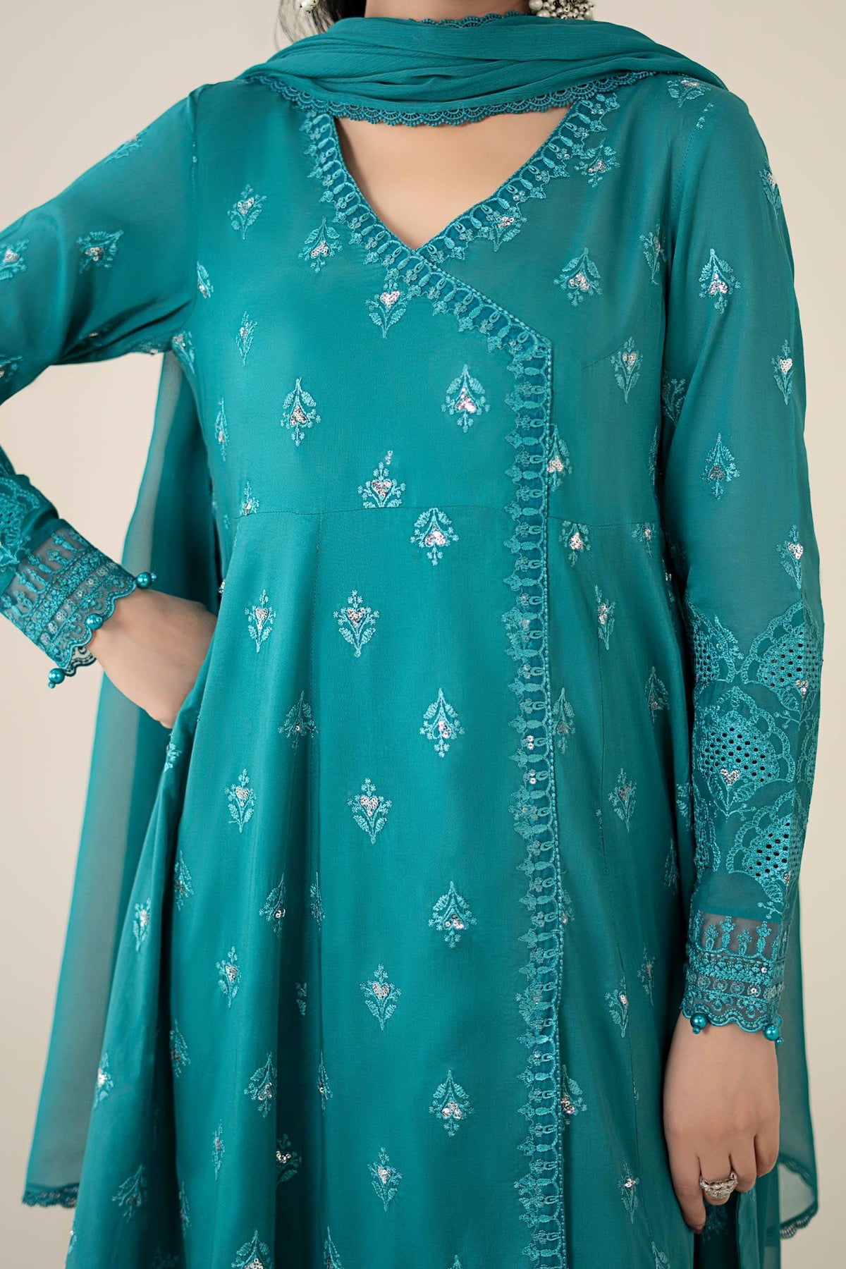 Maria B | Luxury Pret 25 | DW-EA25-61 by Maria Faisal - Registered Vendor of : Maria B - type : Ladies Clothes - 100% original wedding dresses