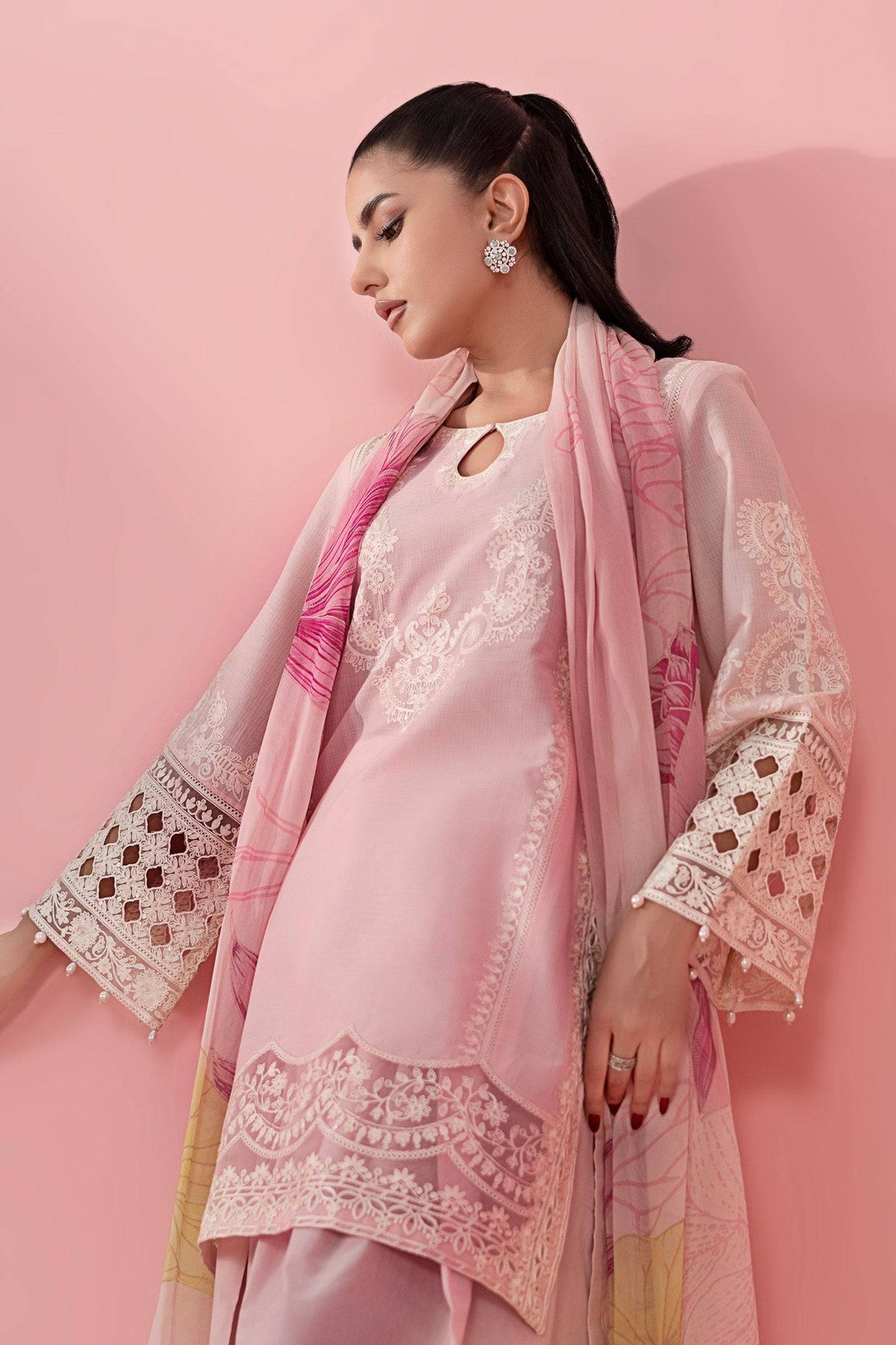 Maria B | Luxury Pret 25 | DW-EA25-66 by Maria Faisal - Registered Vendor of : Maria B - type : Ladies Clothes - 100% original wedding dresses