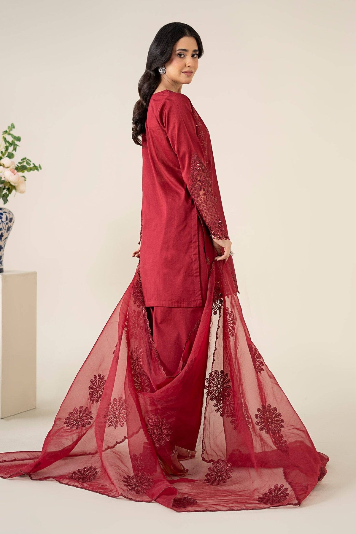 Maria B | Luxury Pret 25 | DW-EA25-68 by Maria Faisal - Registered Vendor of : Maria B - type : Ladies Clothes - 100% original wedding dresses