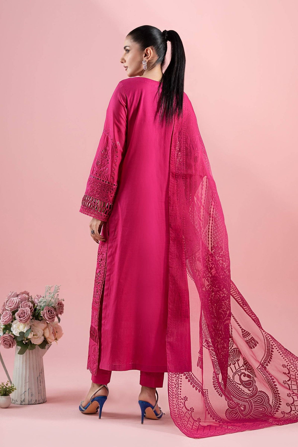 Maria B | Luxury Pret 25 | DW-EA25-74 by Maria Faisal - Registered Vendor of : Maria B - type : - 100% original wedding dresses