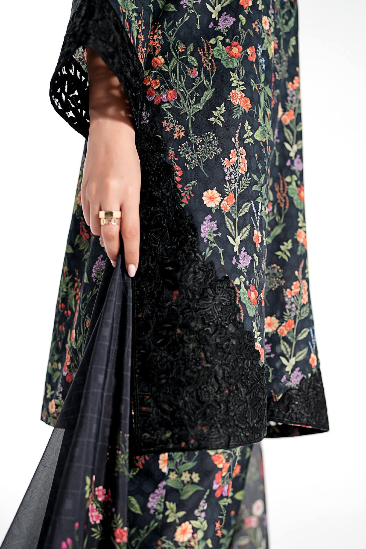 Maria B | Pre Fall Dresses | 3 Piece Embroidered Suit NN - Ladies Clothes - Maria Faisal