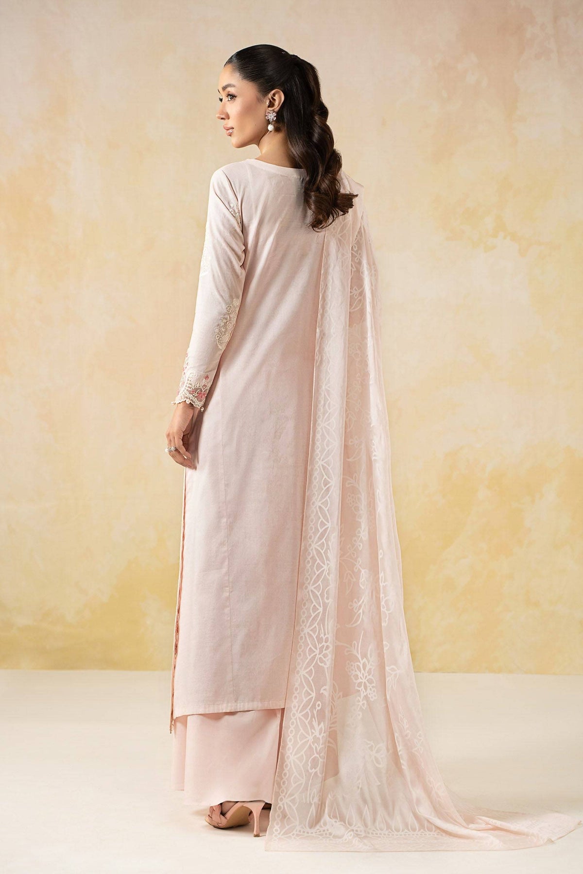 Maira B | Ready to Wear | DW-EF25-03 Pink by Maria Faisal - Registered Vendor of : Maria B - type : Wedding Dress - 100% original wedding dresses