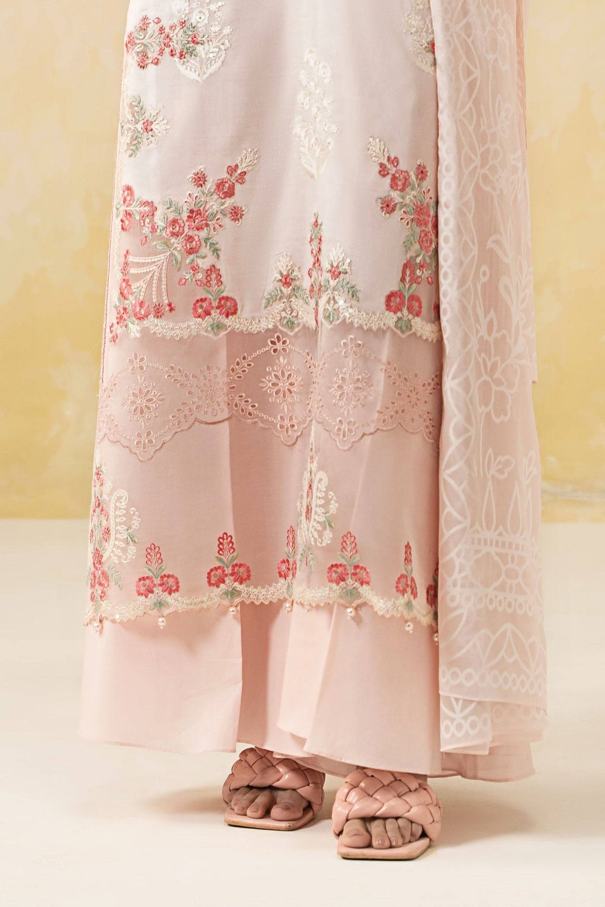 Maira B | Ready to Wear | DW-EF25-03 Pink by Maria Faisal - Registered Vendor of : Maria B - type : Wedding Dress - 100% original wedding dresses
