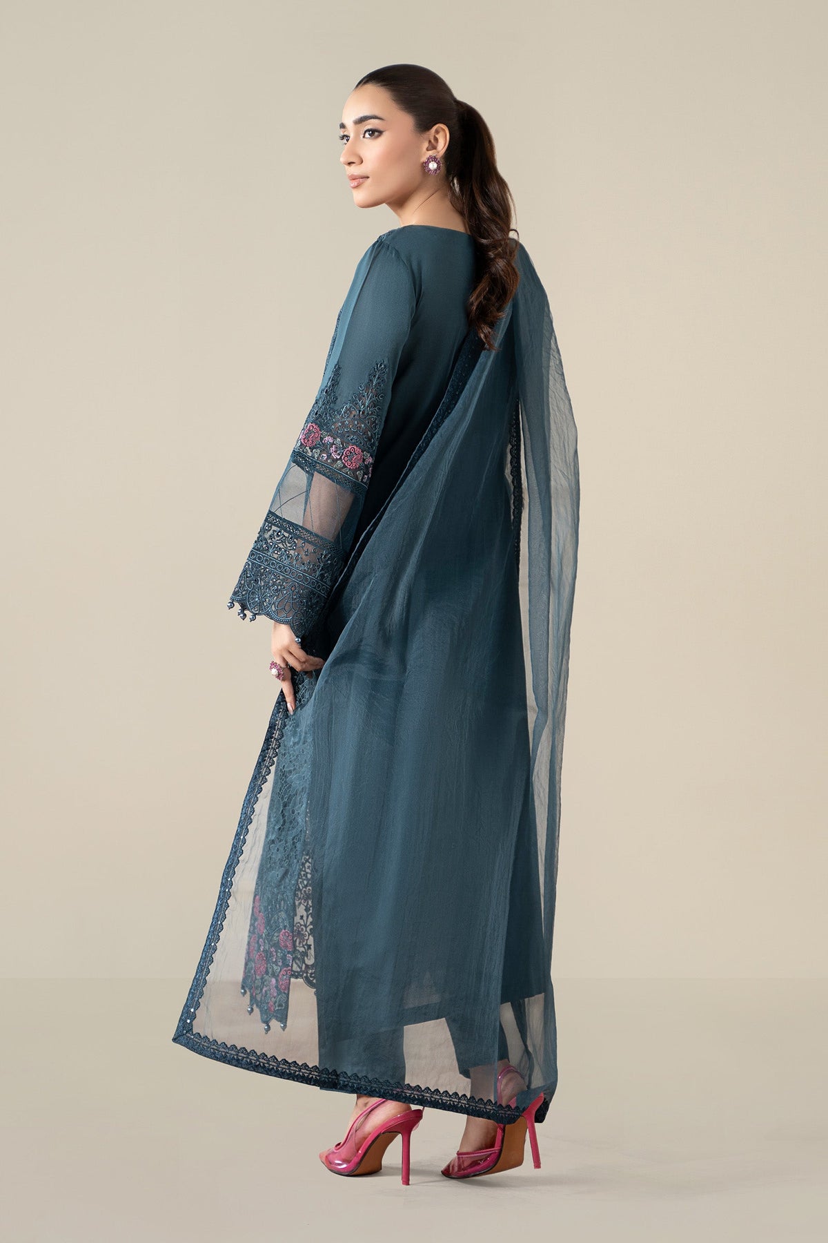 Maria B | Pre Fall 25 | Lawn Suit 16 - Ladies Clothes - Maria Faisal