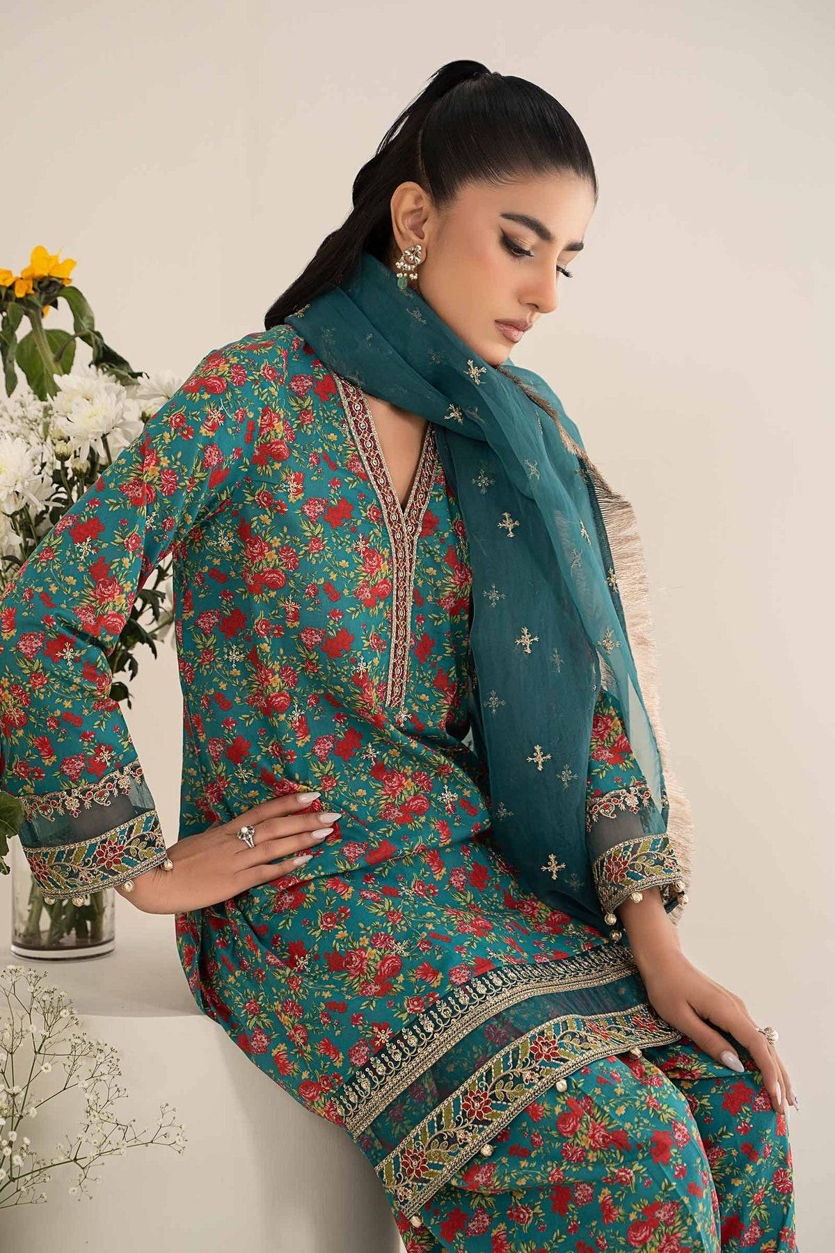 Maria B | Formal Wears | DW-EF25-09 by Maria Faisal - Registered Vendor of : Maria B - type : Ladies Clothes - 100% original wedding dresses