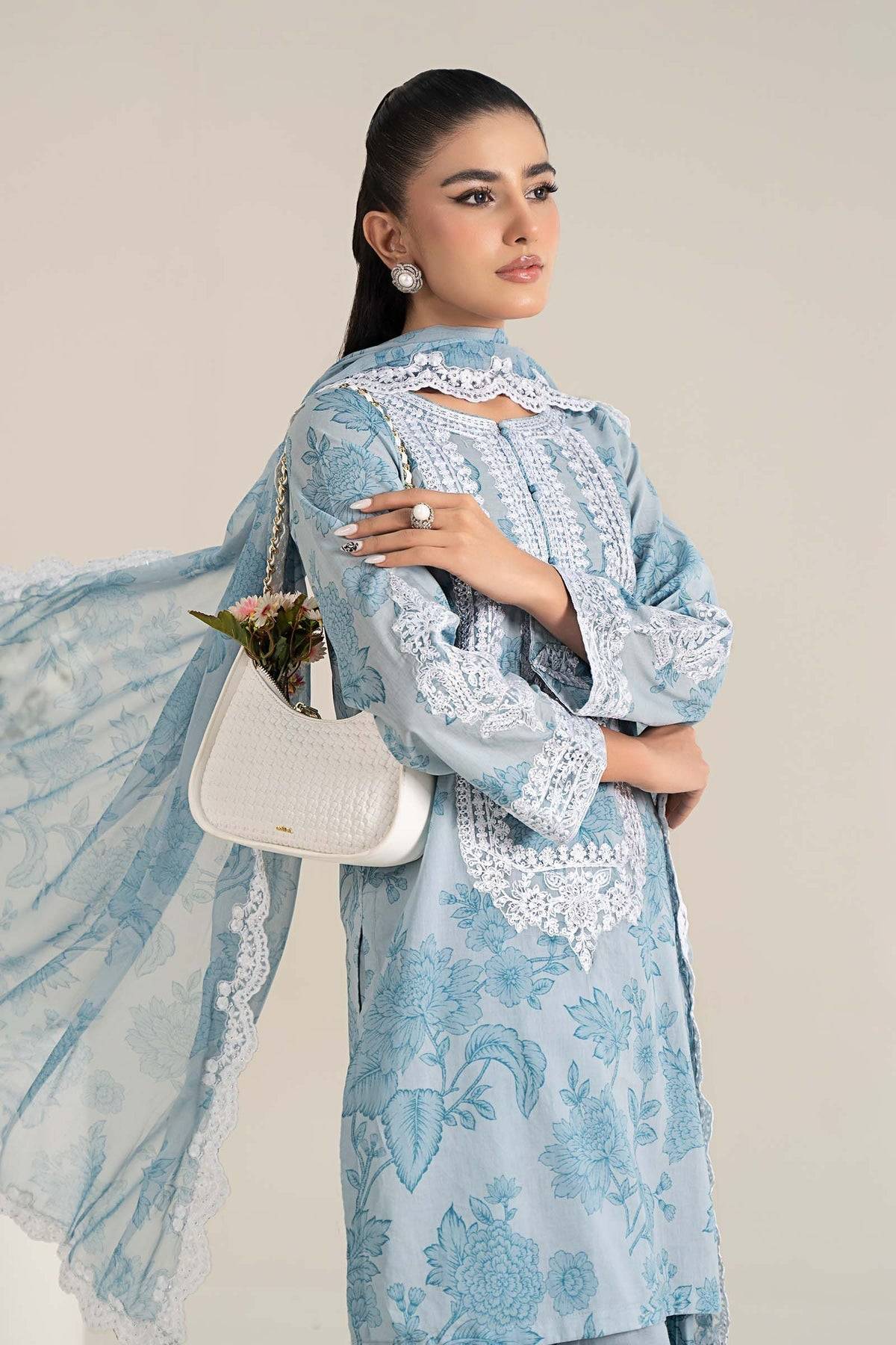 Maria B | Formal Wears | DW-EF25-124 by Maria Faisal - Registered Vendor of : Maria B - type : Ladies Clothes - 100% original wedding dresses