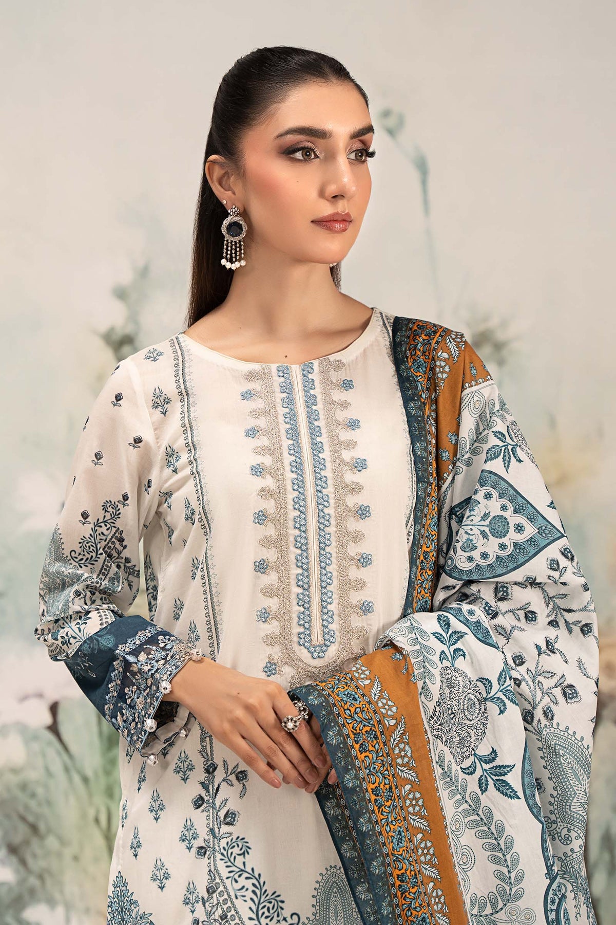 Maria B | Casual Pret 25 | DW-EF25-14 - Ladies Clothes 