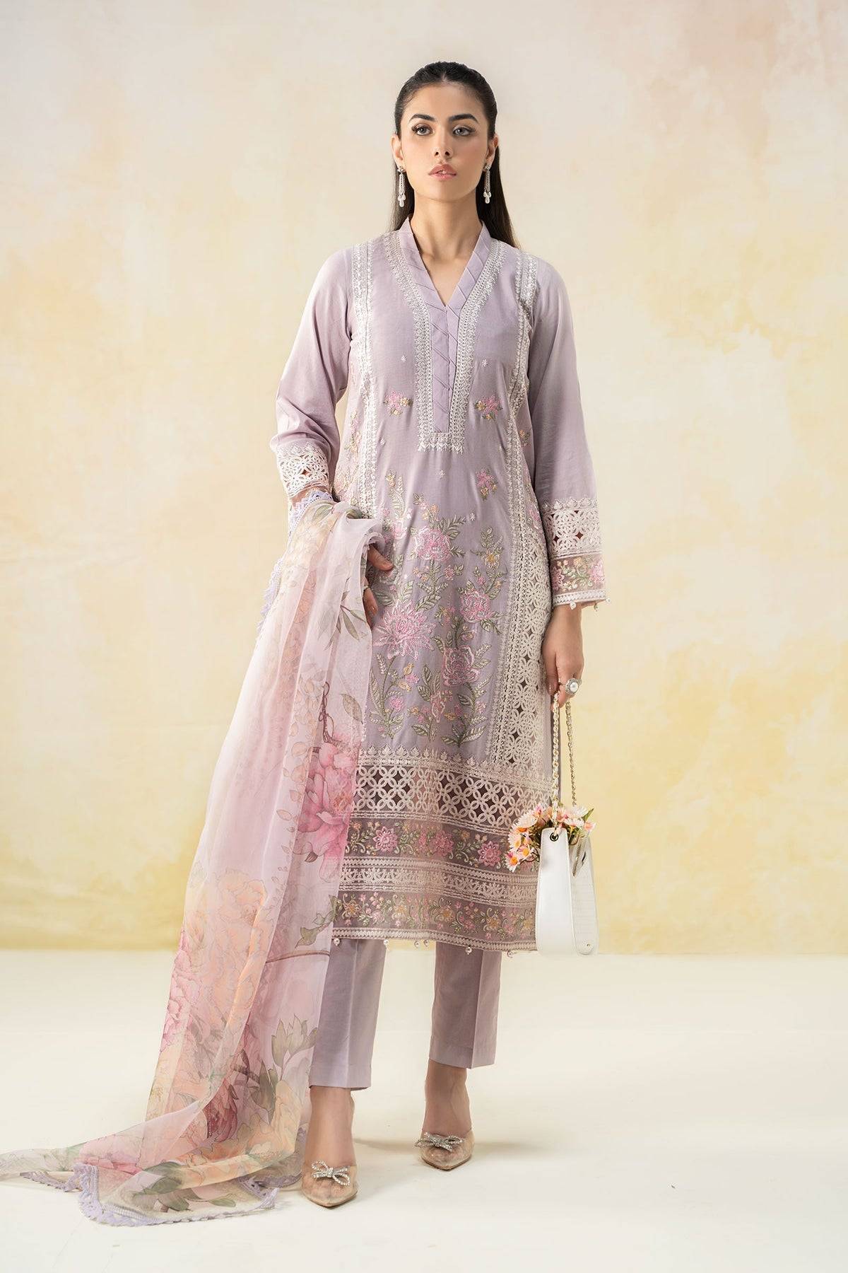 Maria B | Formal Wears | DW-EF25-151 by Maria Faisal - Registered Vendor of : Maria B - type : Ladies Clothes - 100% original wedding dresses