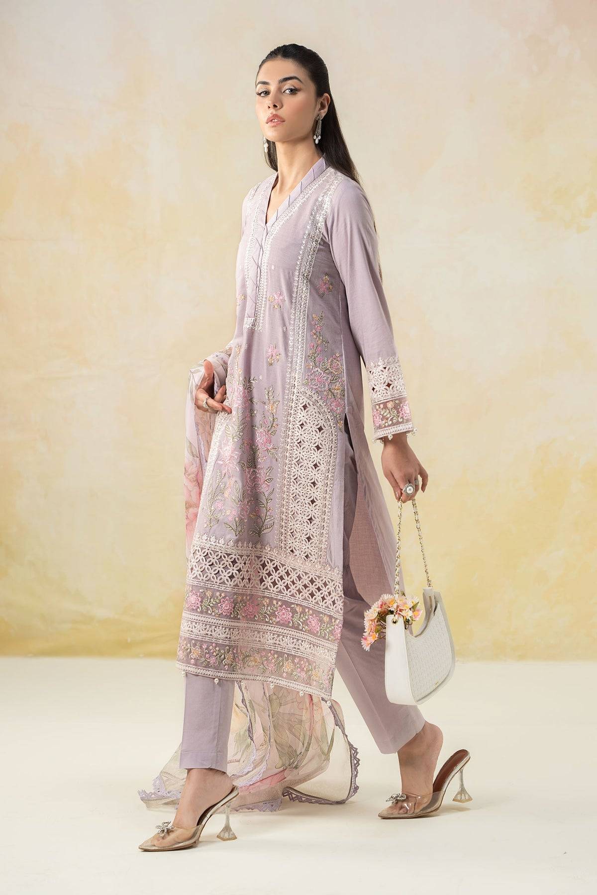 Maria B | Formal Wears | DW-EF25-151 by Maria Faisal - Registered Vendor of : Maria B - type : Ladies Clothes - 100% original wedding dresses