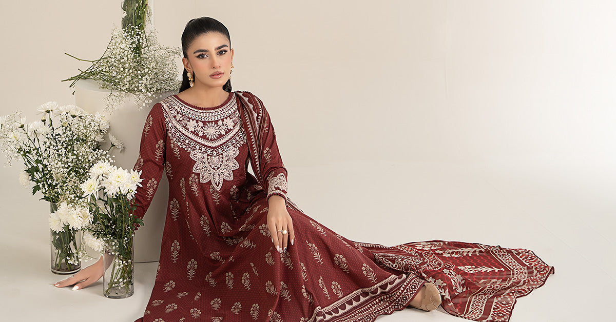 Maria B | Casual Pret 25 | DW-EF25-22 - Ladies Clothes 