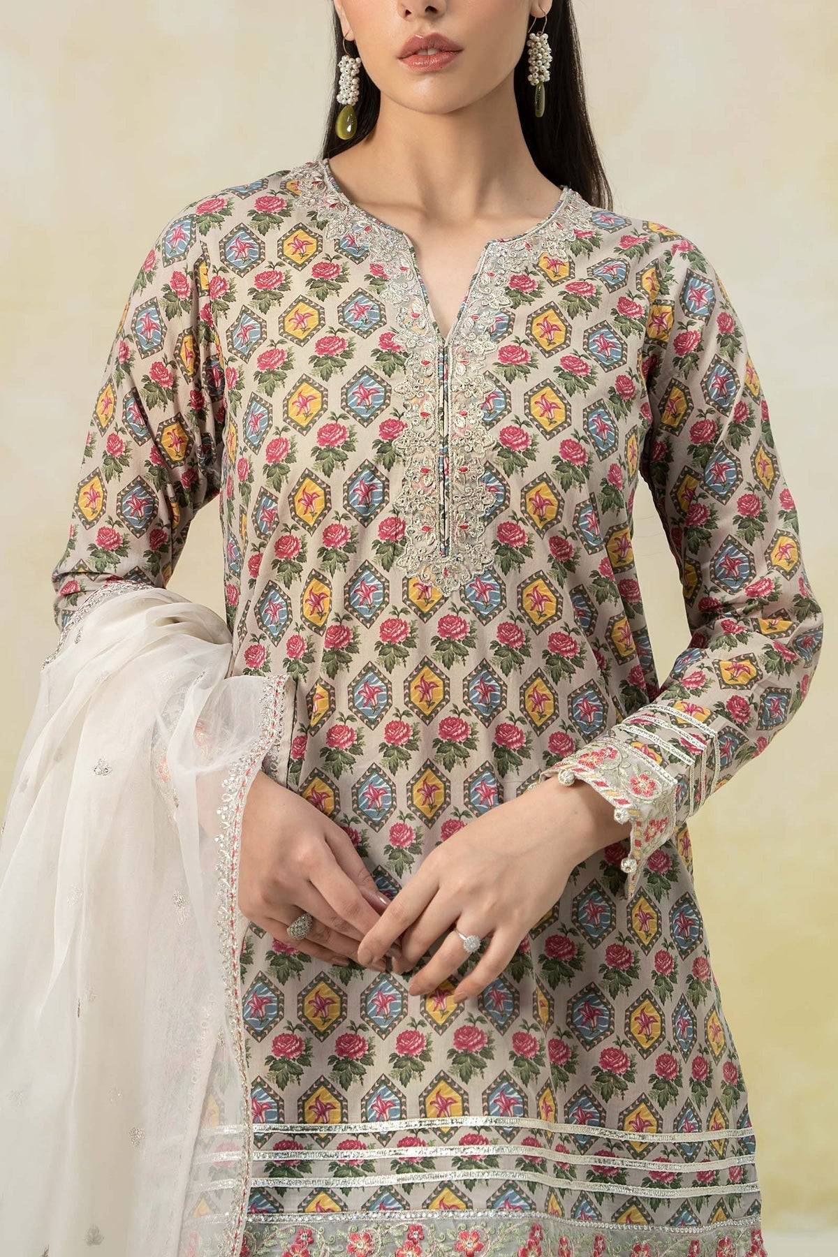 Maria B | Formal Wears | DW-EF25-25 by Maria Faisal - Registered Vendor of : Maria B - type : Ladies Clothes - 100% original wedding dresses