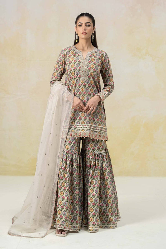 Maria B | Formal Wears | DW-EF25-25 by Maria Faisal - Registered Vendor of : Maria B - type : Ladies Clothes - 100% original wedding dresses