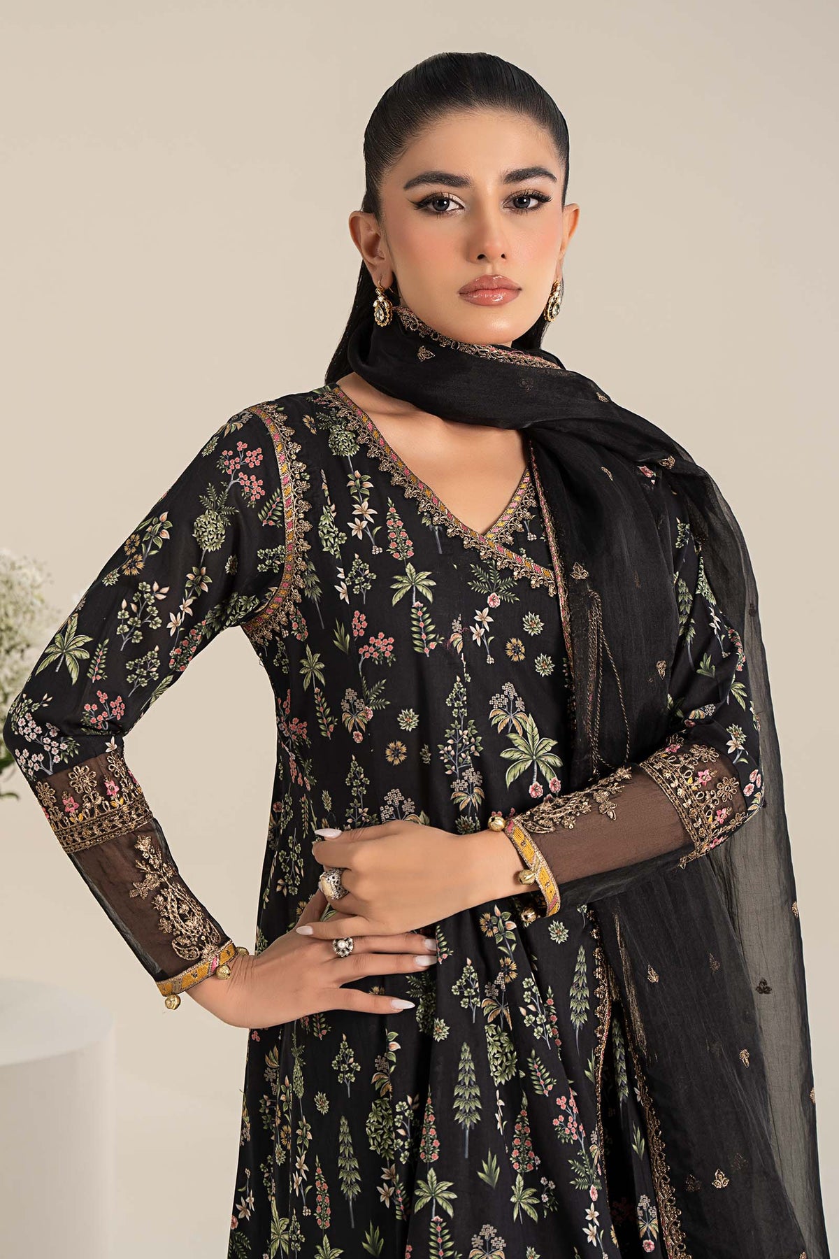 Maria B | Eid Collection Pret | DW-EF25-26R1 - Dress - available at Maria Faisal in UK and USA.