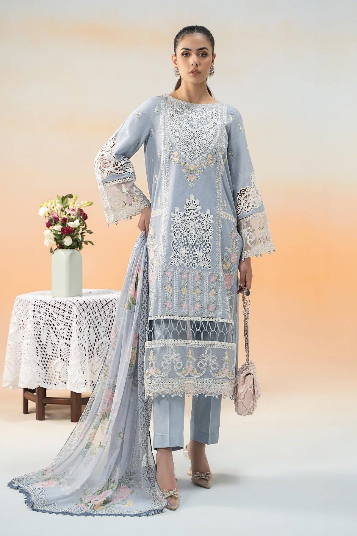 Maria B | Formal Wears | DW-EF25-35 by Maria Faisal - Registered Vendor of : Maria B - type : Ladies Clothes - 100% original wedding dresses