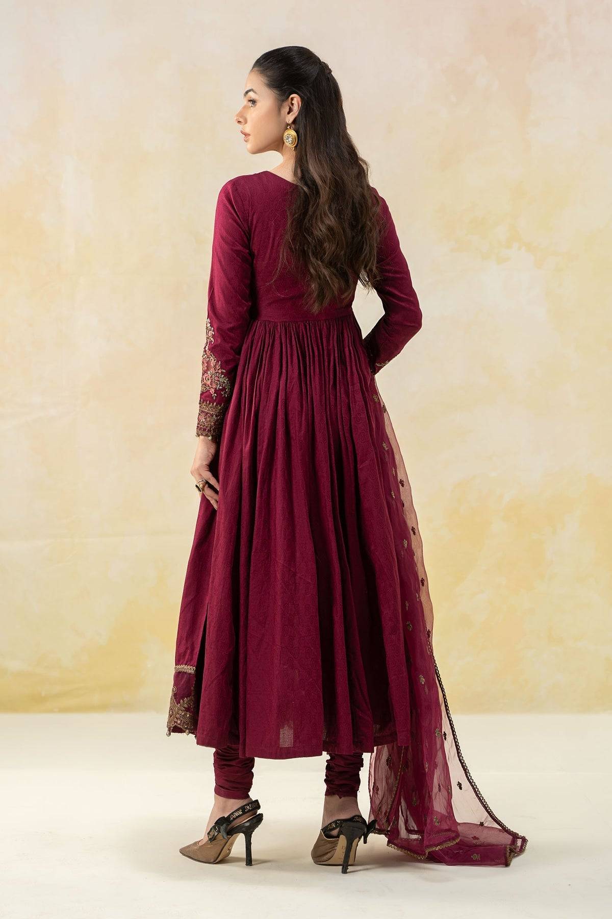 Maria B | Formal Wears | DW-EF25-43 by Maria Faisal - Registered Vendor of : Maria B - type : Ladies Clothes - 100% original wedding dresses
