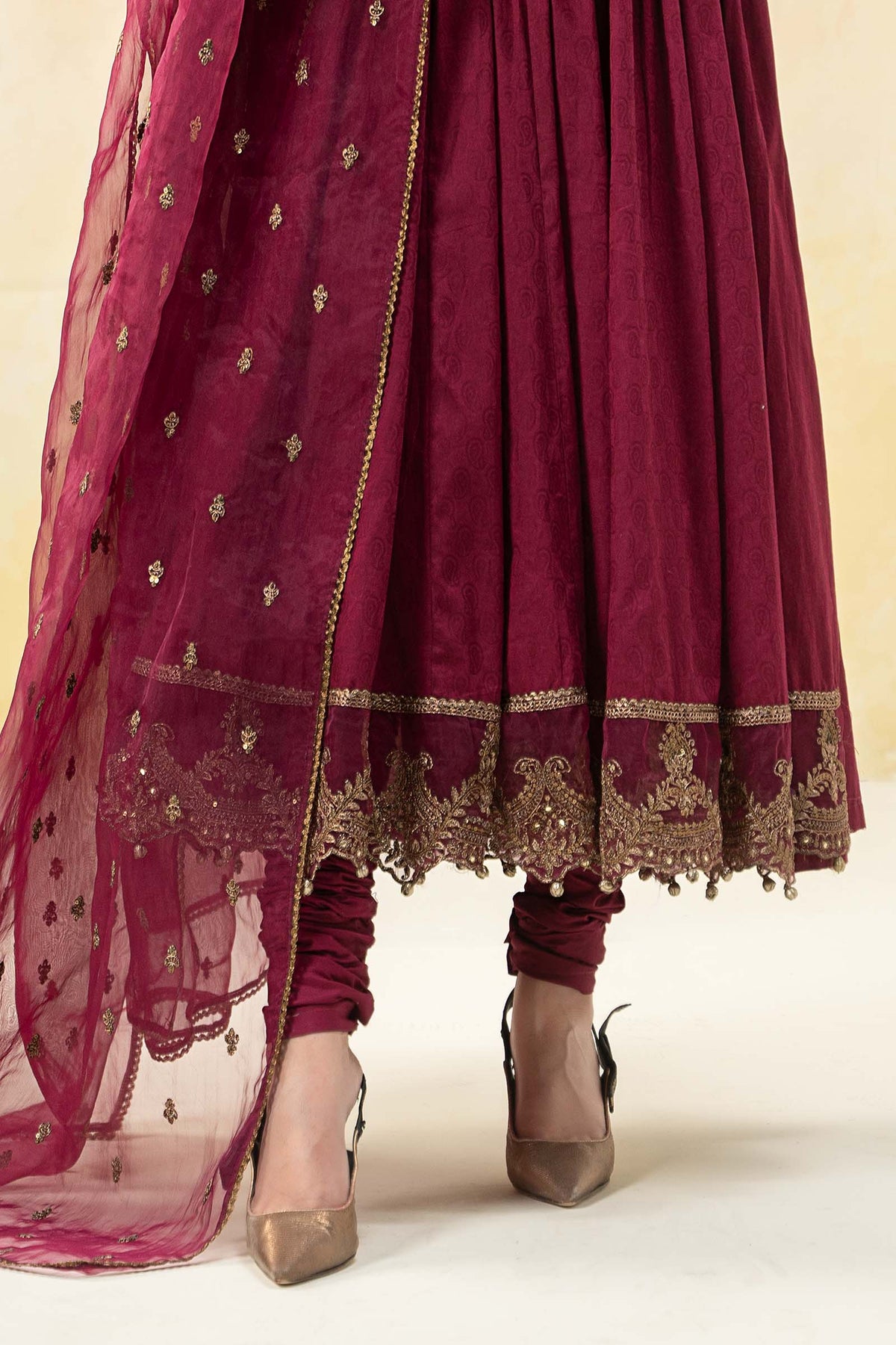 Maria B | Luxury Pret 25 | DW-EF25-43 by Maria Faisal - Registered Vendor of : Maria B - type : Ladies Clothes - 100% original wedding dresses