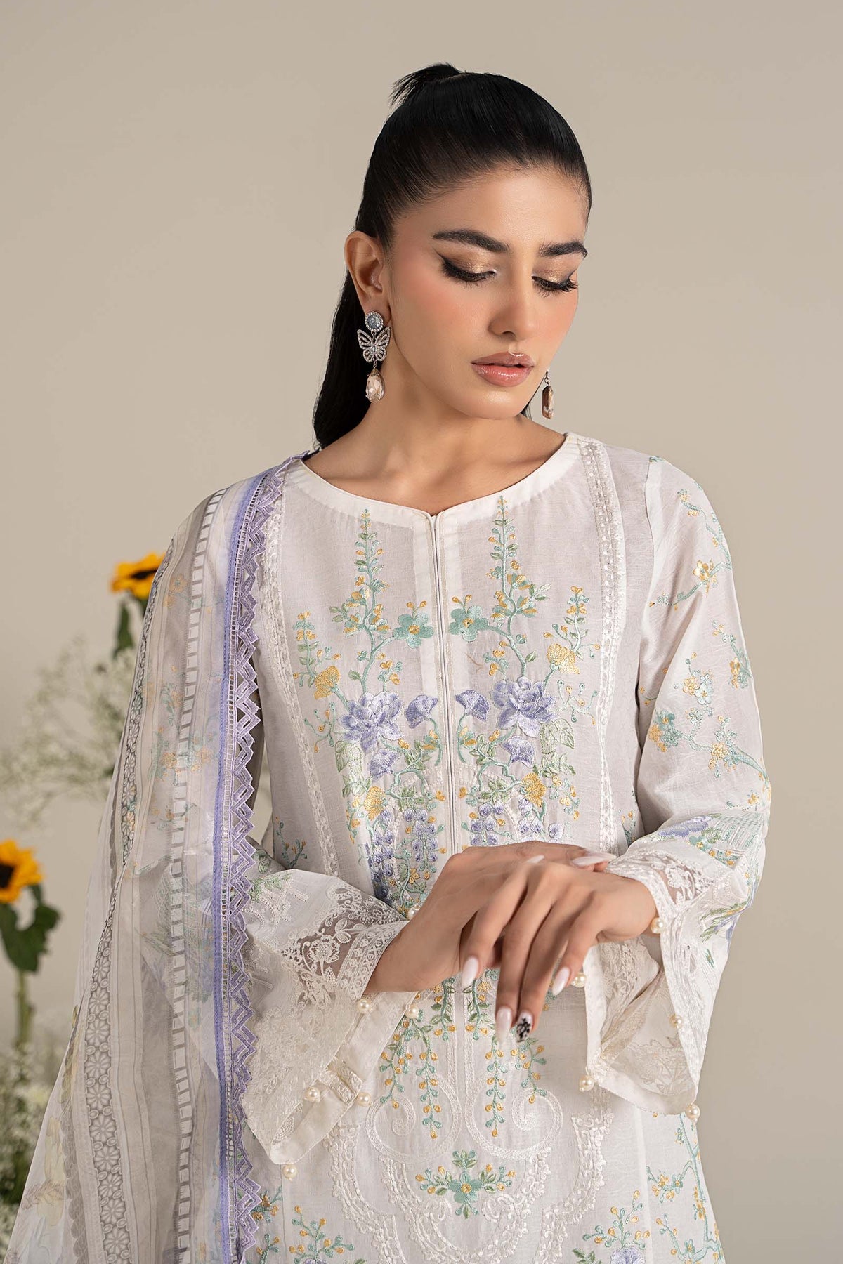 Maria B | Casual Pret 25 | DW-EF25-49 - Ladies Clothes 