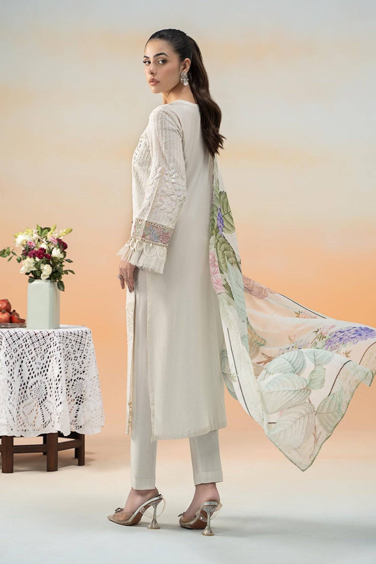 Maria B | Formal Wears | DW-EF25-66 by Maria Faisal - Registered Vendor of : Maria B - type : Ladies Clothes - 100% original wedding dresses