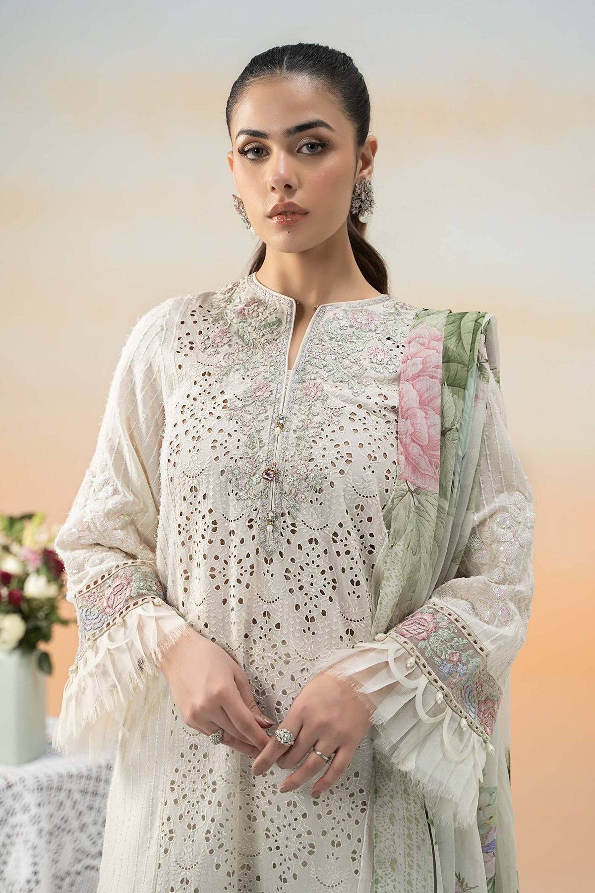 Maria B | Formal Wears | DW-EF25-66 by Maria Faisal - Registered Vendor of : Maria B - type : Ladies Clothes - 100% original wedding dresses