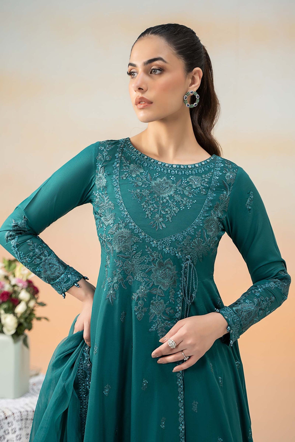 Maria B | Formal Wears | DW-EF25-83 by Maria Faisal - Registered Vendor of : Maria B - type : Ladies Clothes - 100% original wedding dresses