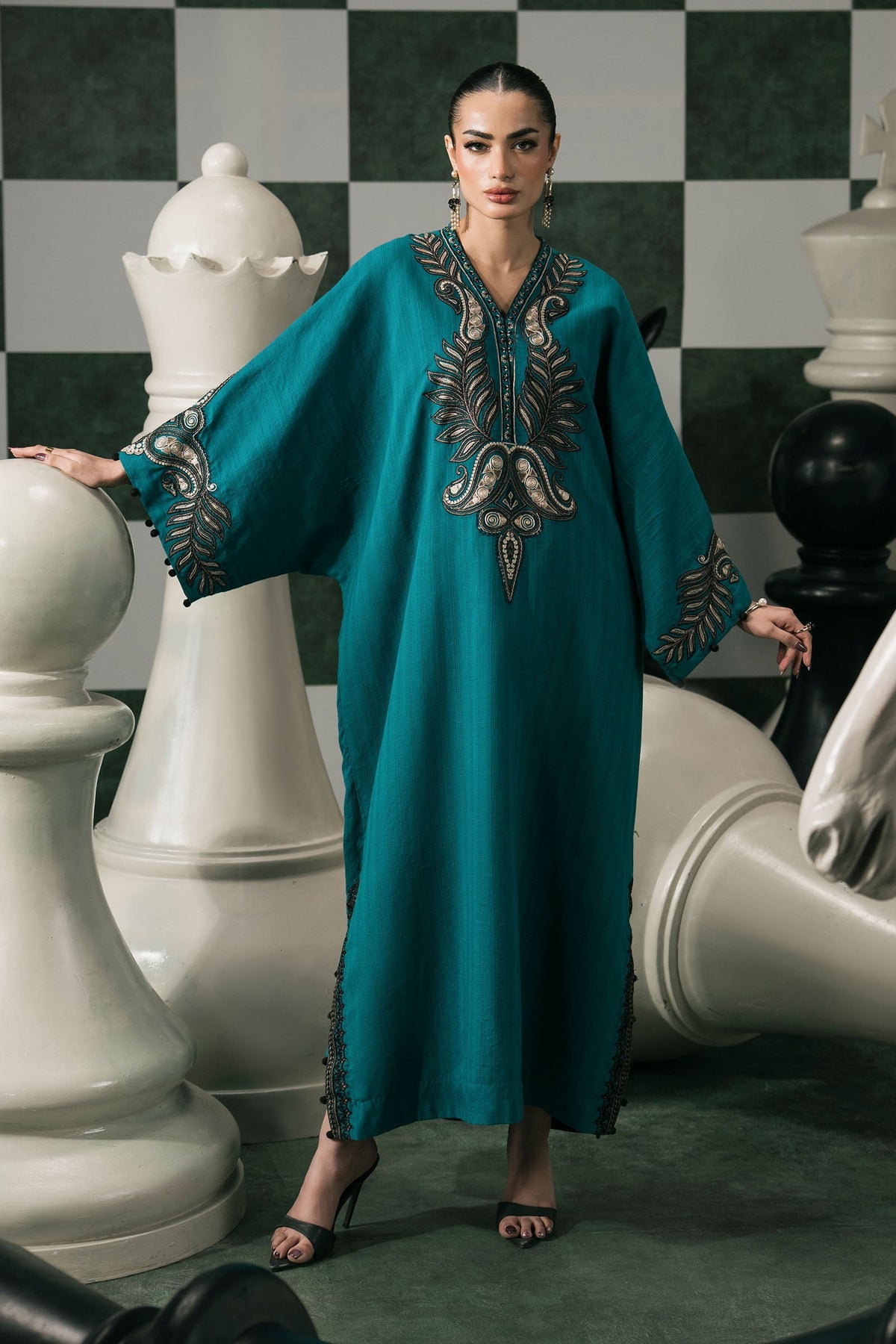 Maria B | Eid Festive Pret | DW-EF26-01 - Luxury Dress - available at Maria Faisal in UK and USA.