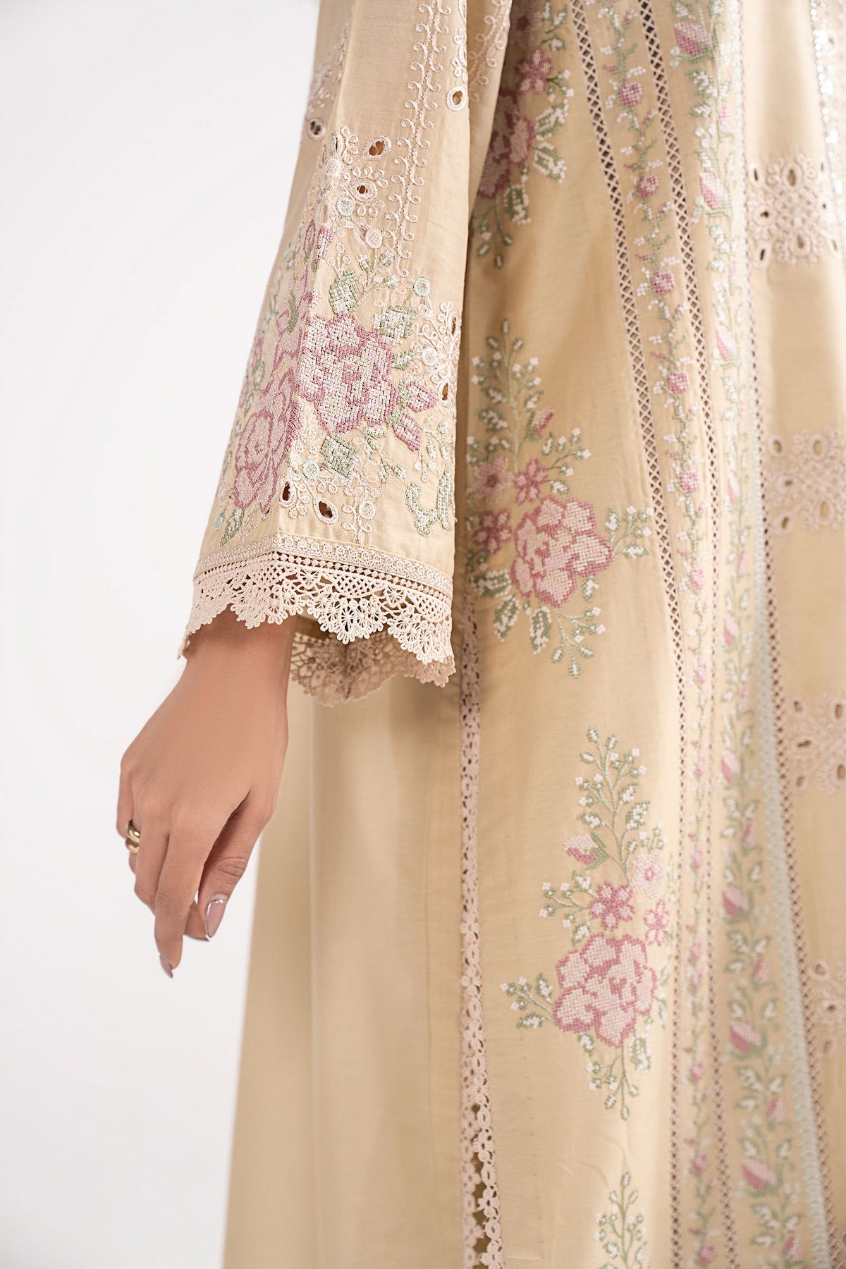 Maria B | Eid Collection 2026 | Dw-Ef26-09 Yellow - Luxury Dress - available at Maria Faisal in UK and USA.