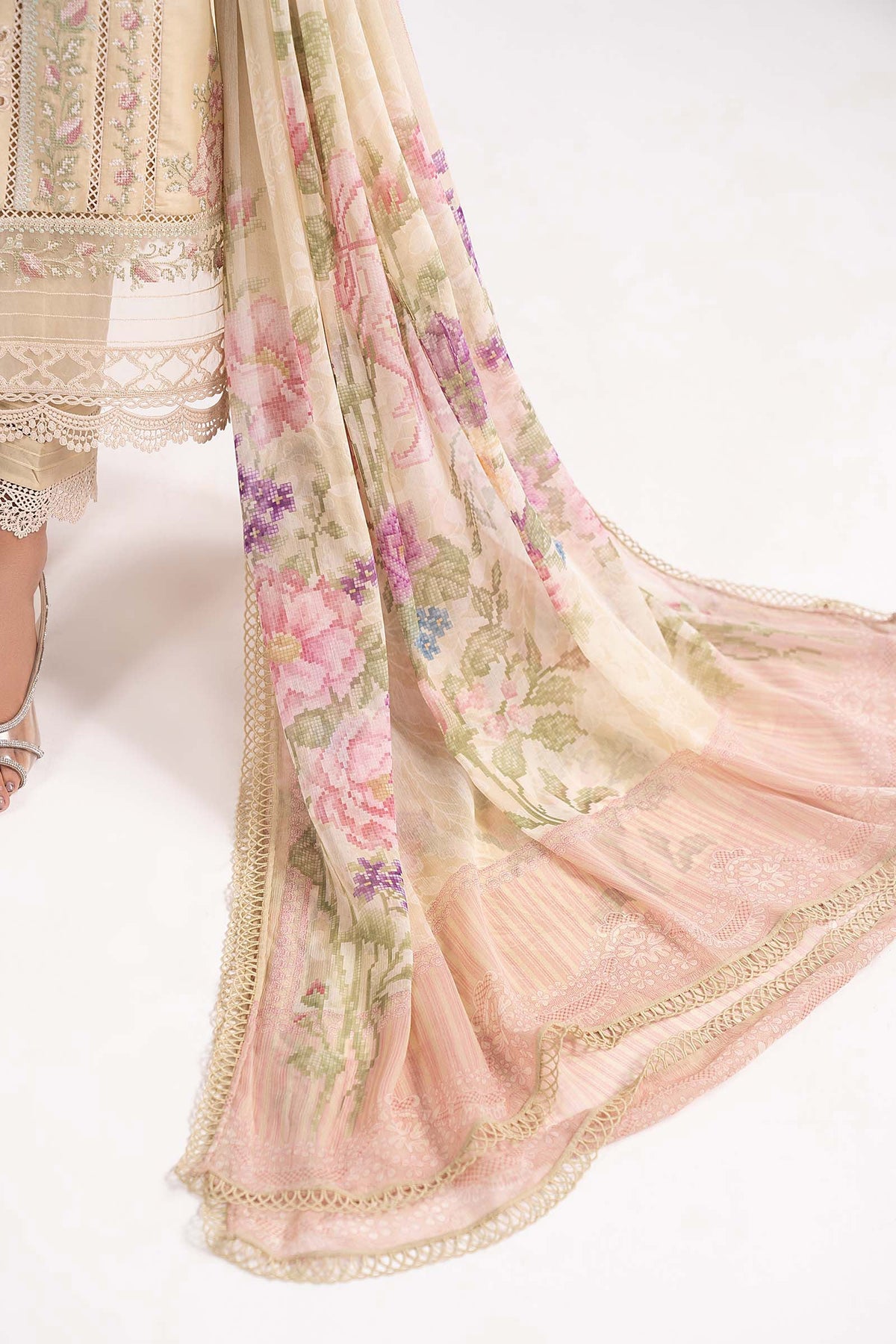Maria B | Eid Collection 2026 | Dw-Ef26-09 Yellow - Luxury Dress - available at Maria Faisal in UK and USA.