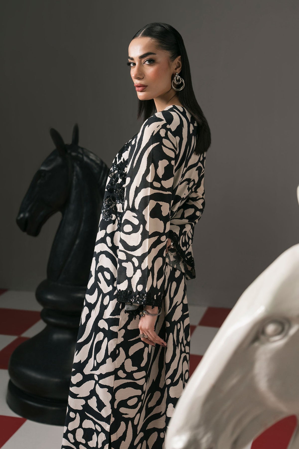 Maria B | Eid Festive Pret | DW-EF26-14 - Luxury Dress - available at Maria Faisal in UK and USA.