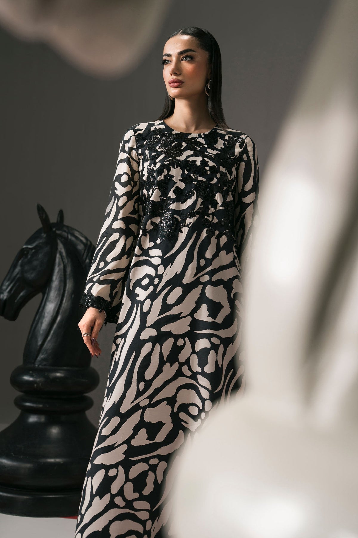 Maria B | Eid Festive Pret | DW-EF26-14 - Luxury Dress - available at Maria Faisal in UK and USA.