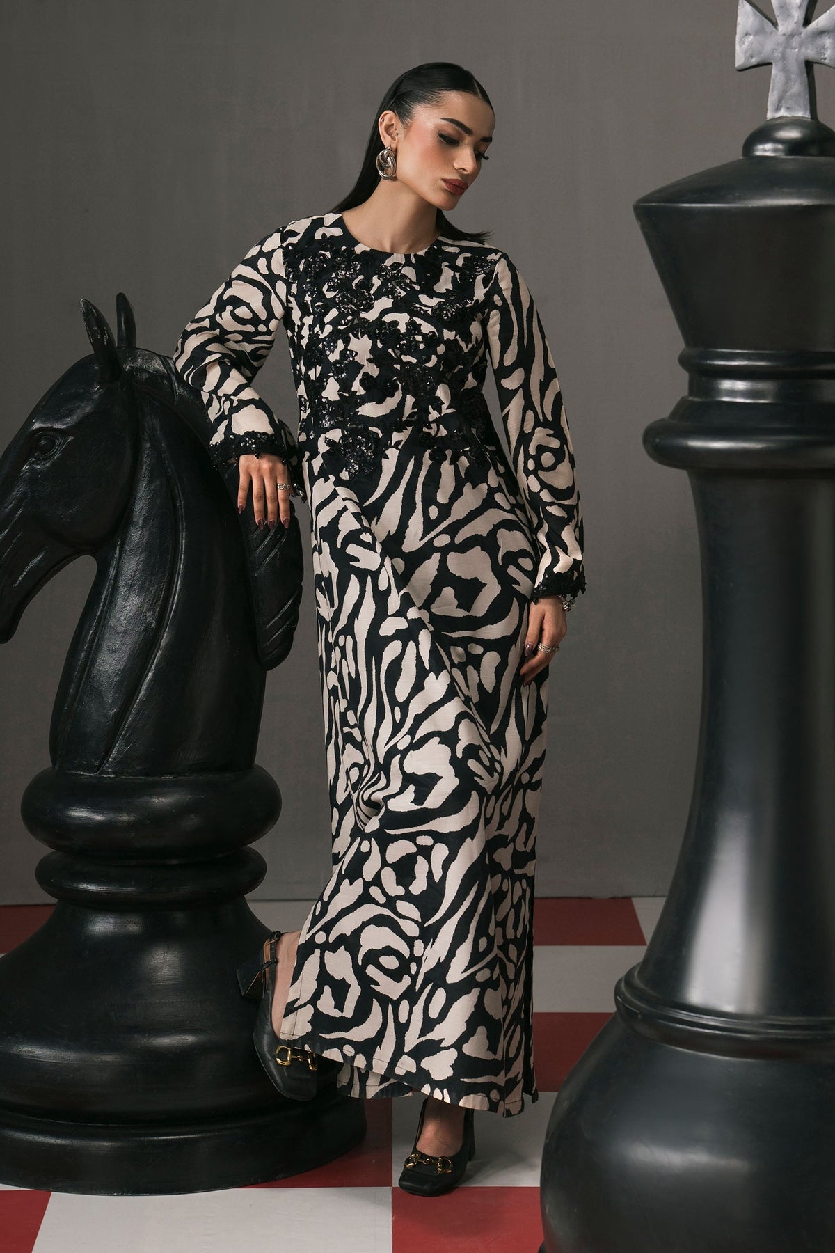 Maria B | Eid Festive Pret | DW-EF26-14 - Luxury Dress - available at Maria Faisal in UK and USA.