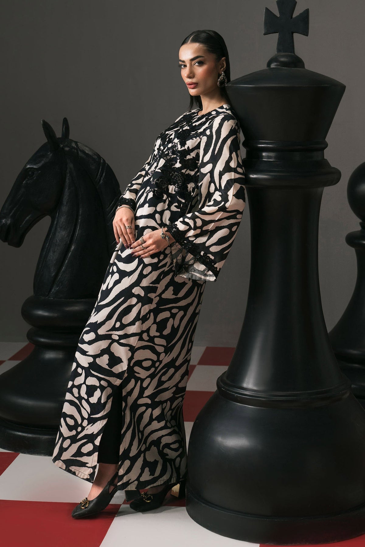 Maria B | Eid Festive Pret | DW-EF26-14 - Luxury Dress - available at Maria Faisal in UK and USA.