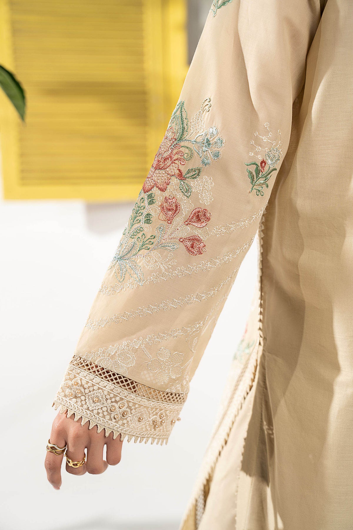 Maria B | Eid Collection 2026 | Dw-Ef26-180 Coffee - Luxury Dress - available at Maria Faisal in UK and USA.