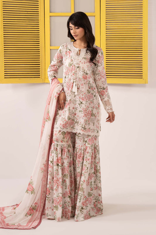 Maria B | Eid Festive Pret | DW-EF26-201 - Luxury Dress - available at Maria Faisal in UK and USA.