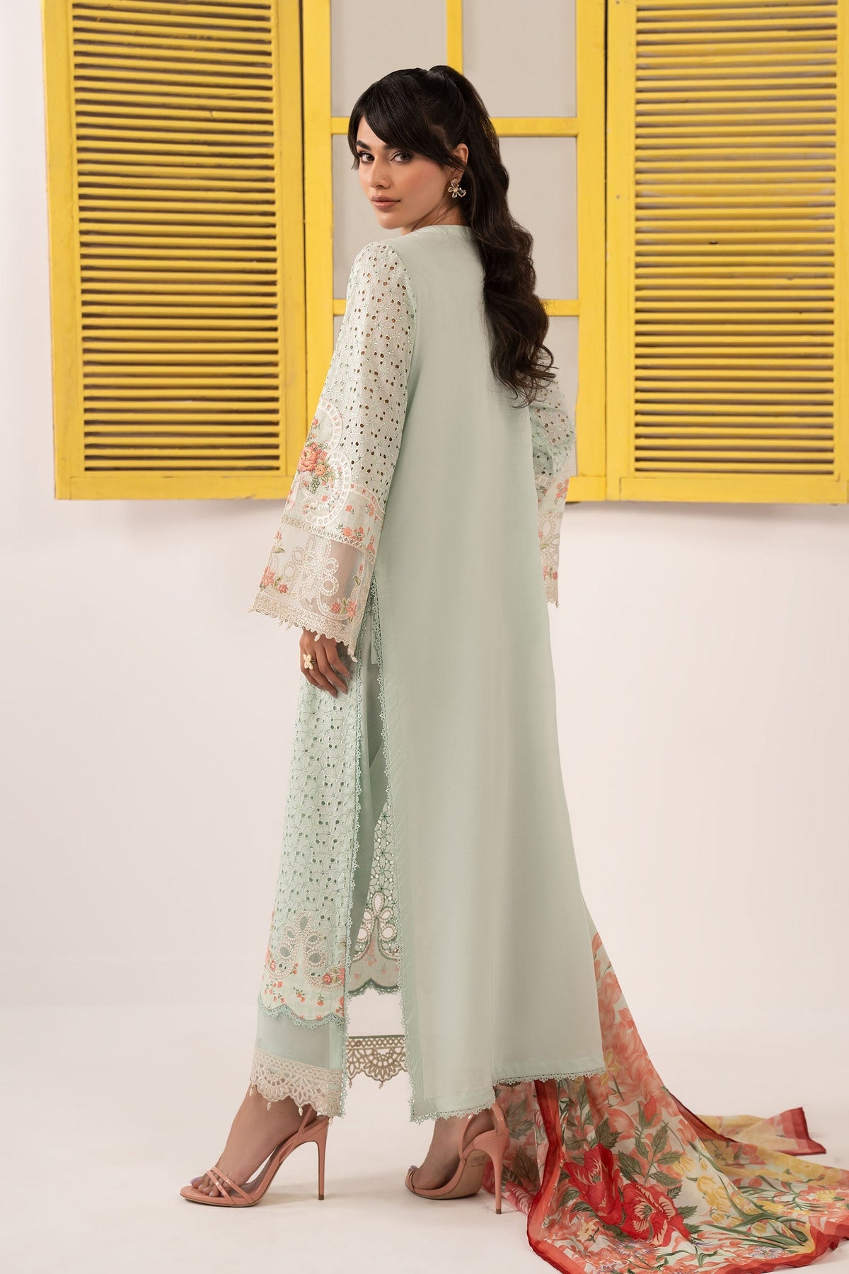 Maria B | Eid Festive Pret | DW-EF26-22 - Luxury Dress - available at Maria Faisal in UK and USA.