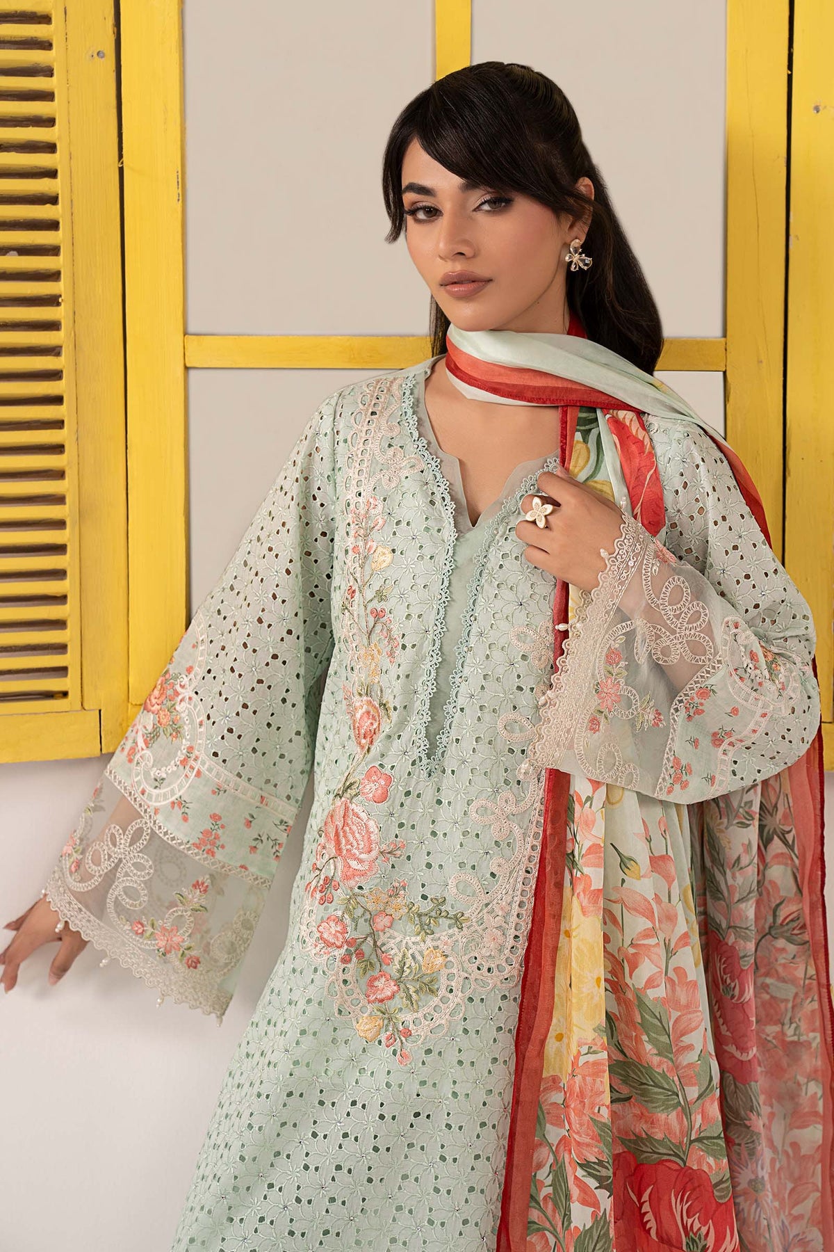 Maria B | Eid Festive Pret | DW-EF26-22 - Luxury Dress - available at Maria Faisal in UK and USA.