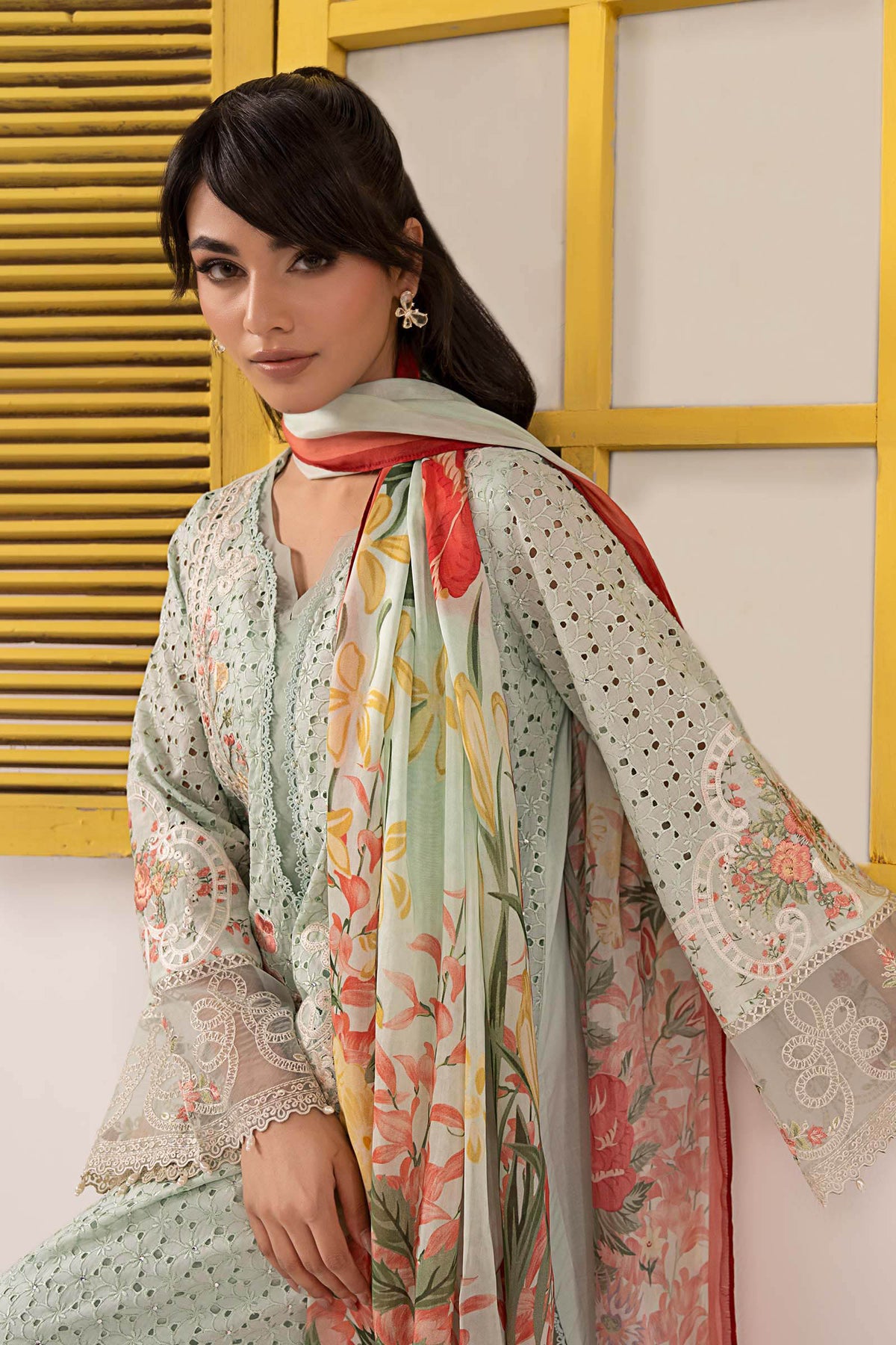 Maria B | Eid Festive Pret | DW-EF26-22 - Luxury Dress - available at Maria Faisal in UK and USA.