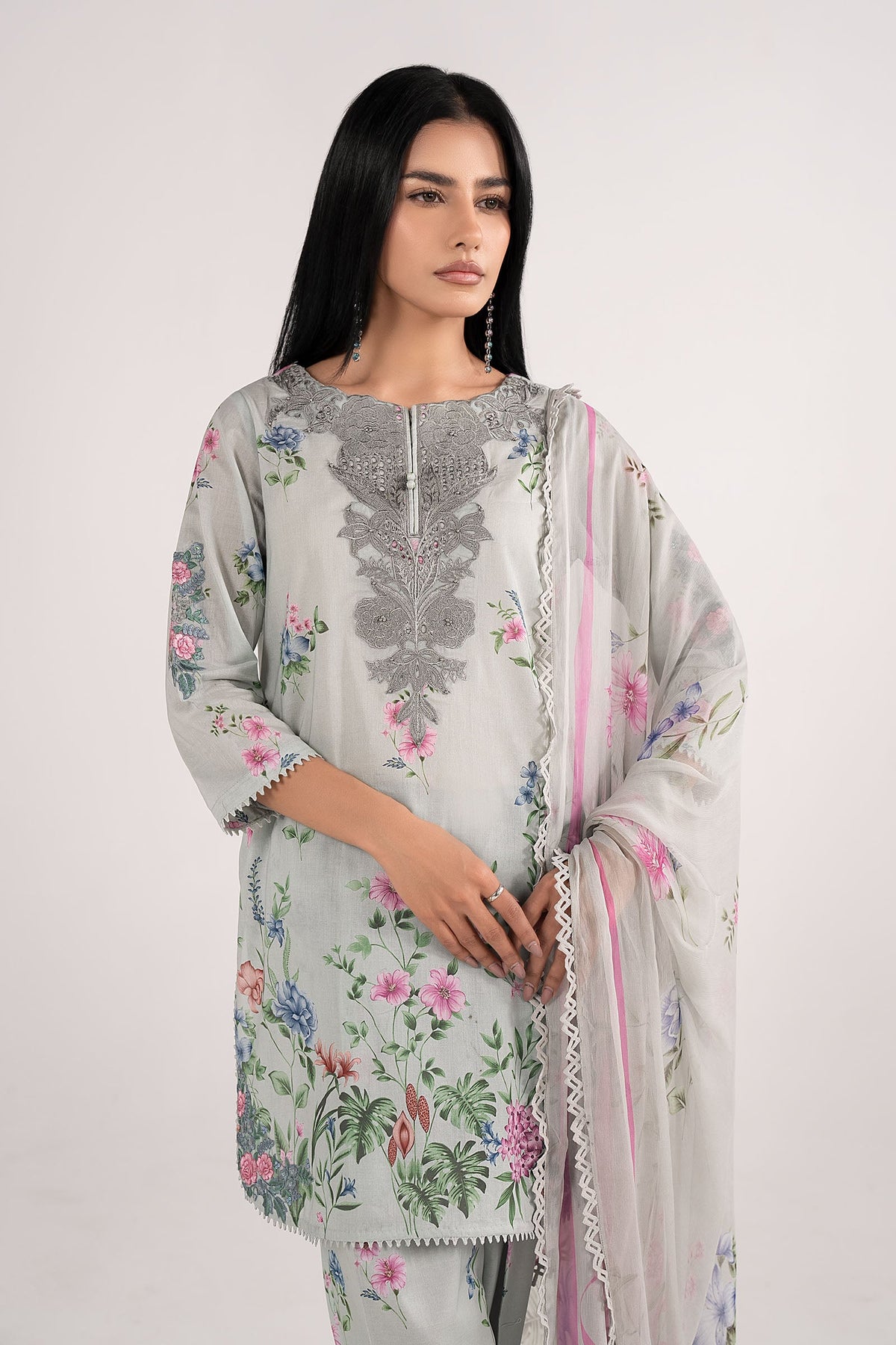 Maria B | Eid Collection 2026 | Dw-Ef26-35 Ferozi - Luxury Dress - available at Maria Faisal in UK and USA.