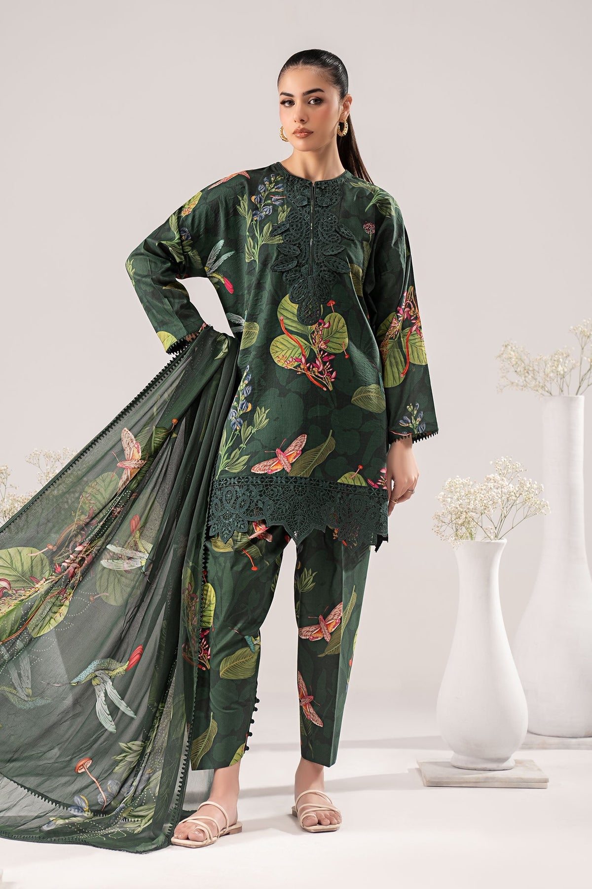 Maria B | Eid Collection Pret | DW-EF26-44 - Dress - available at Maria Faisal in UK and USA.