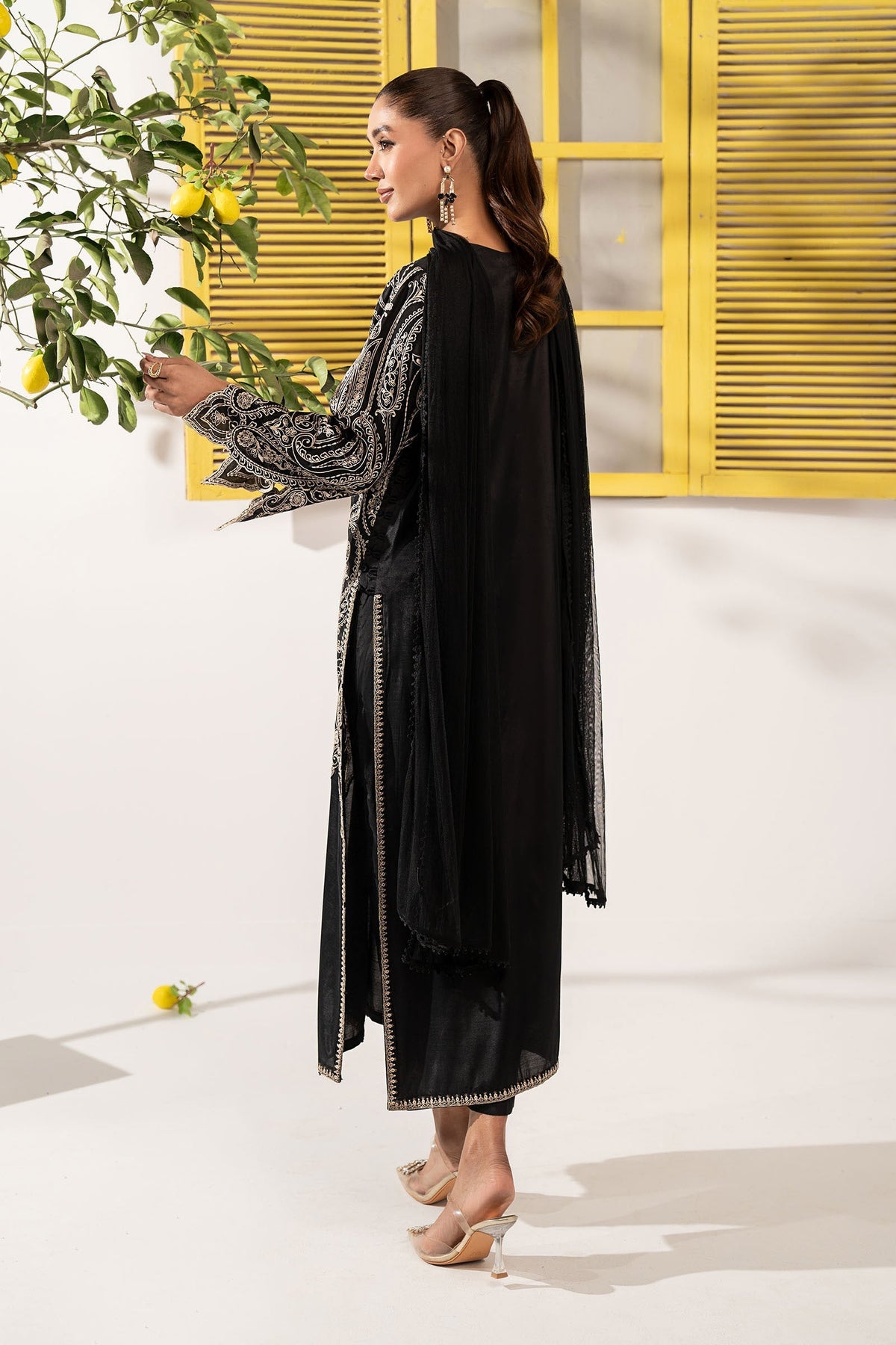 Maria B | Eid Festive Pret | DW-EF26-45 - Luxury Dress - available at Maria Faisal in UK and USA.