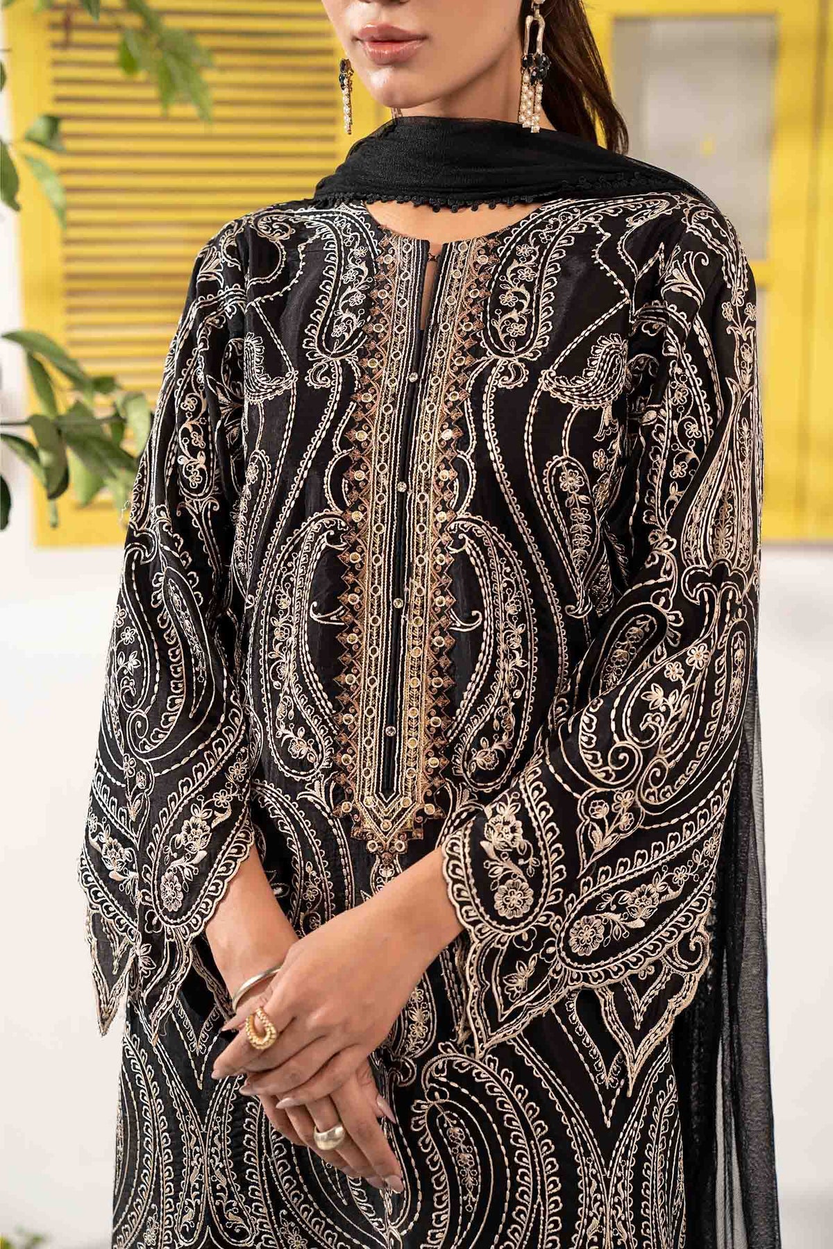 Maria B | Eid Festive Pret | DW-EF26-45 - Luxury Dress - available at Maria Faisal in UK and USA.