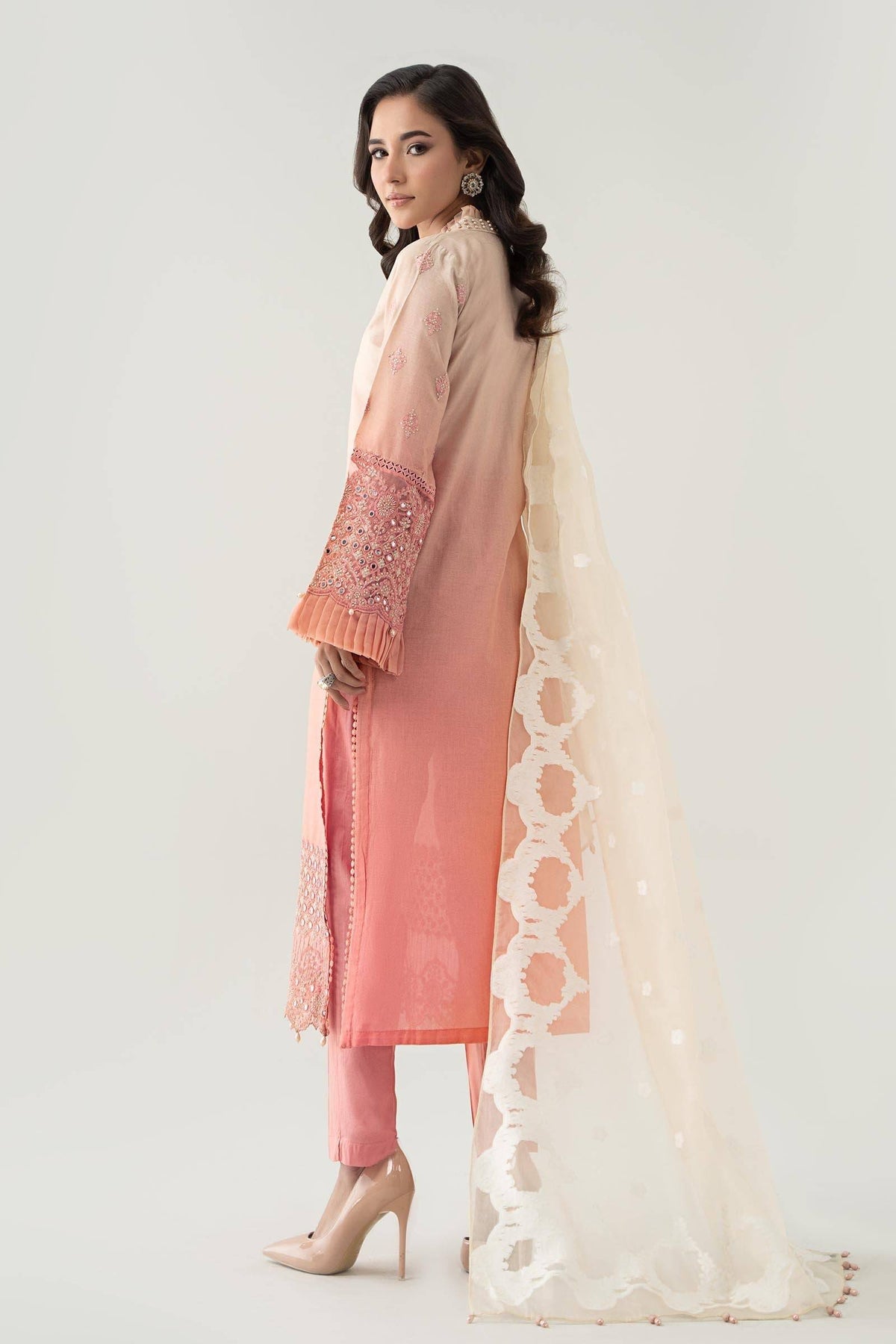 Maria B | Luxury Pret 25 | DW-EF23-41 by Maria Faisal - Registered Vendor of : Maria B - type : Ladies Clothes - 100% original wedding dresses