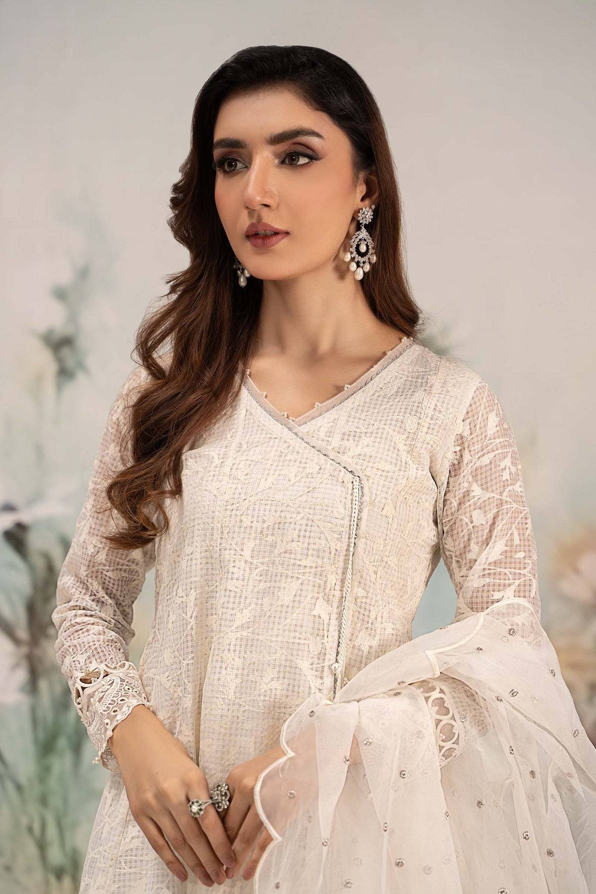 Maria B | Formal Wears | DW-EF25-101 by Maria Faisal - Registered Vendor of : Maria B - type : Ladies Clothes - 100% original wedding dresses