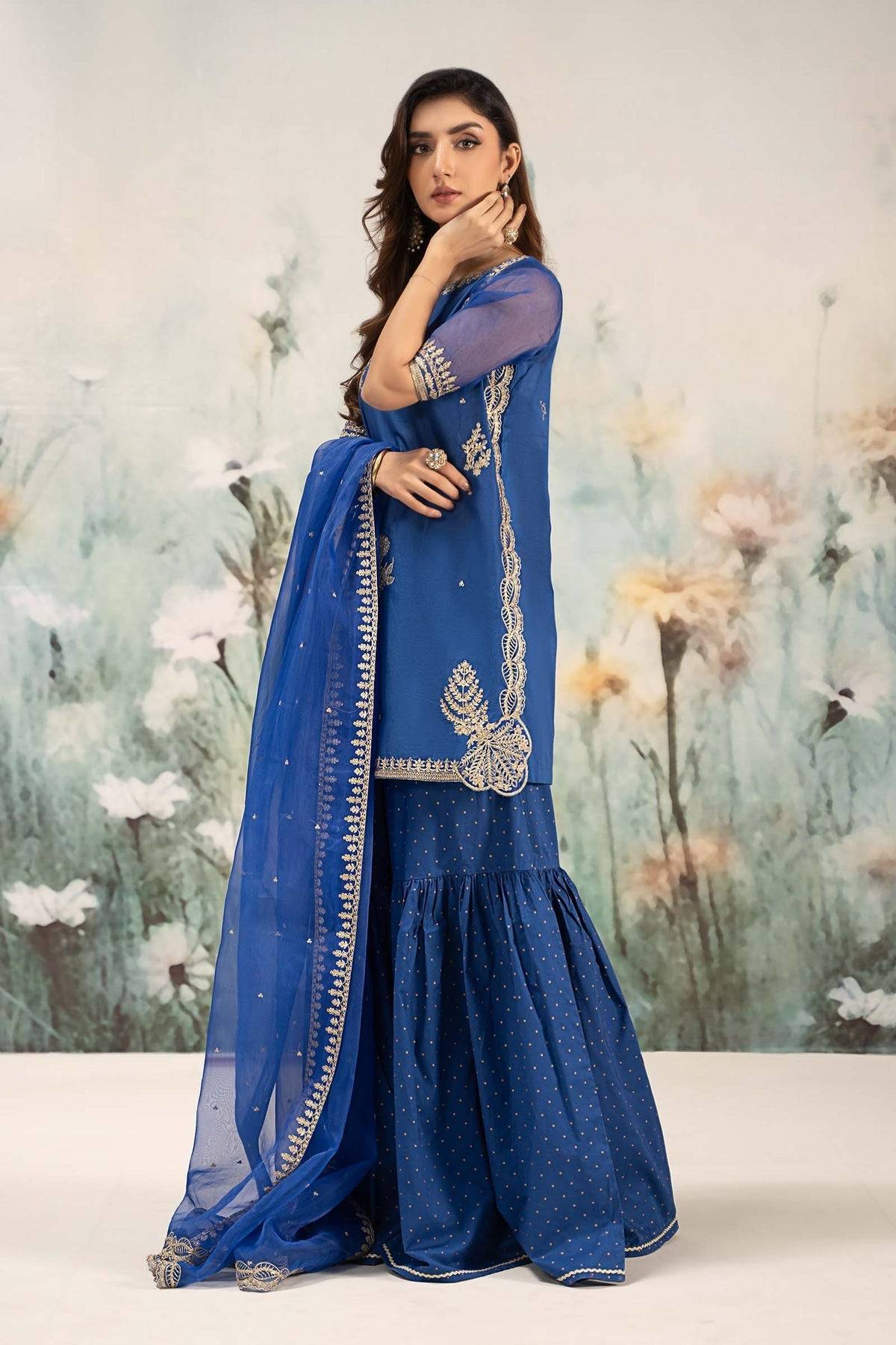 Maria B | Formal Wears | DW-EF25-102 by Maria Faisal - Registered Vendor of : Maria B - type : Ladies Clothes - 100% original wedding dresses