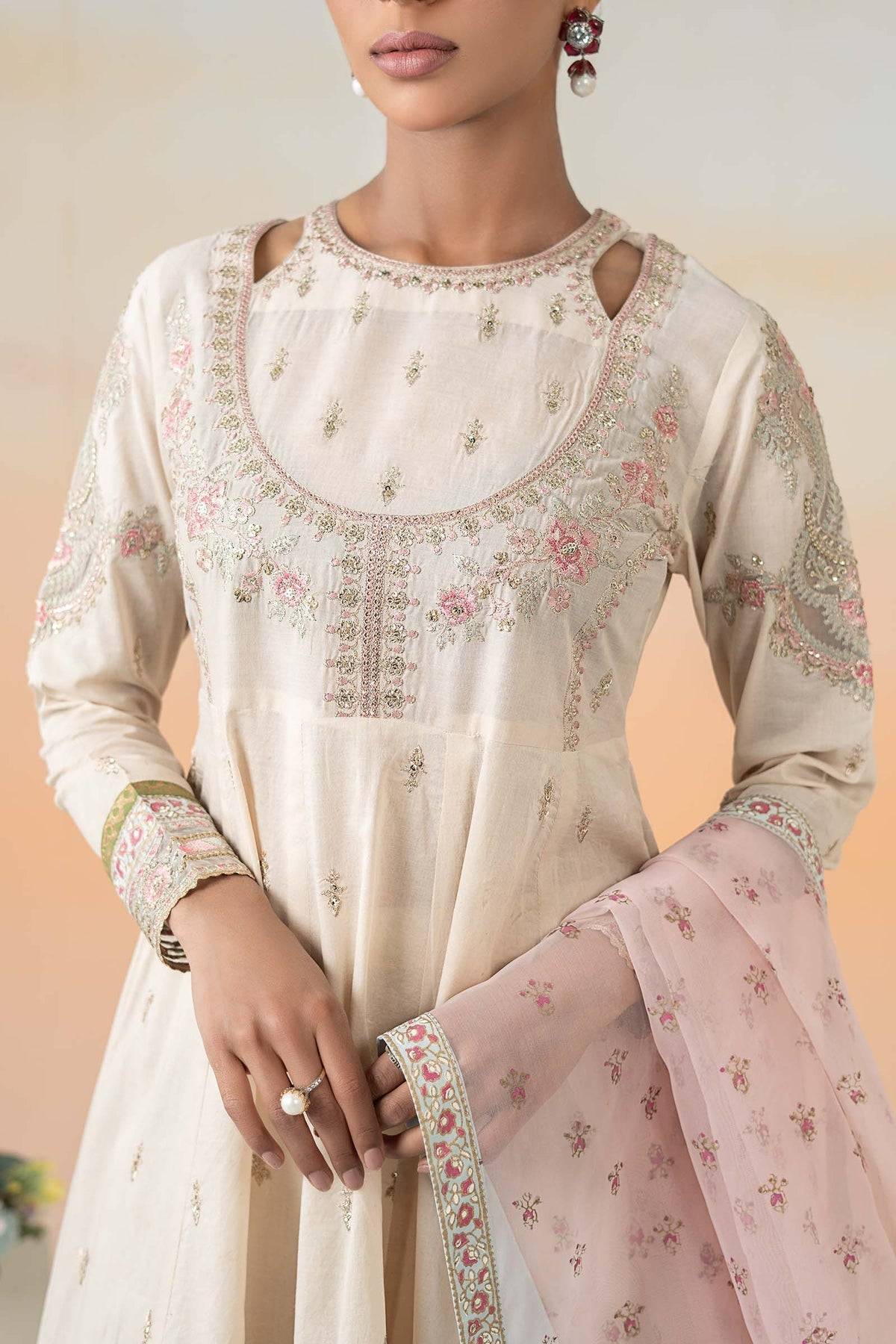 Maria B | Formal Wears | DW-EF25-60 by Maria Faisal - Registered Vendor of : Maria B - type : Ladies Clothes - 100% original wedding dresses
