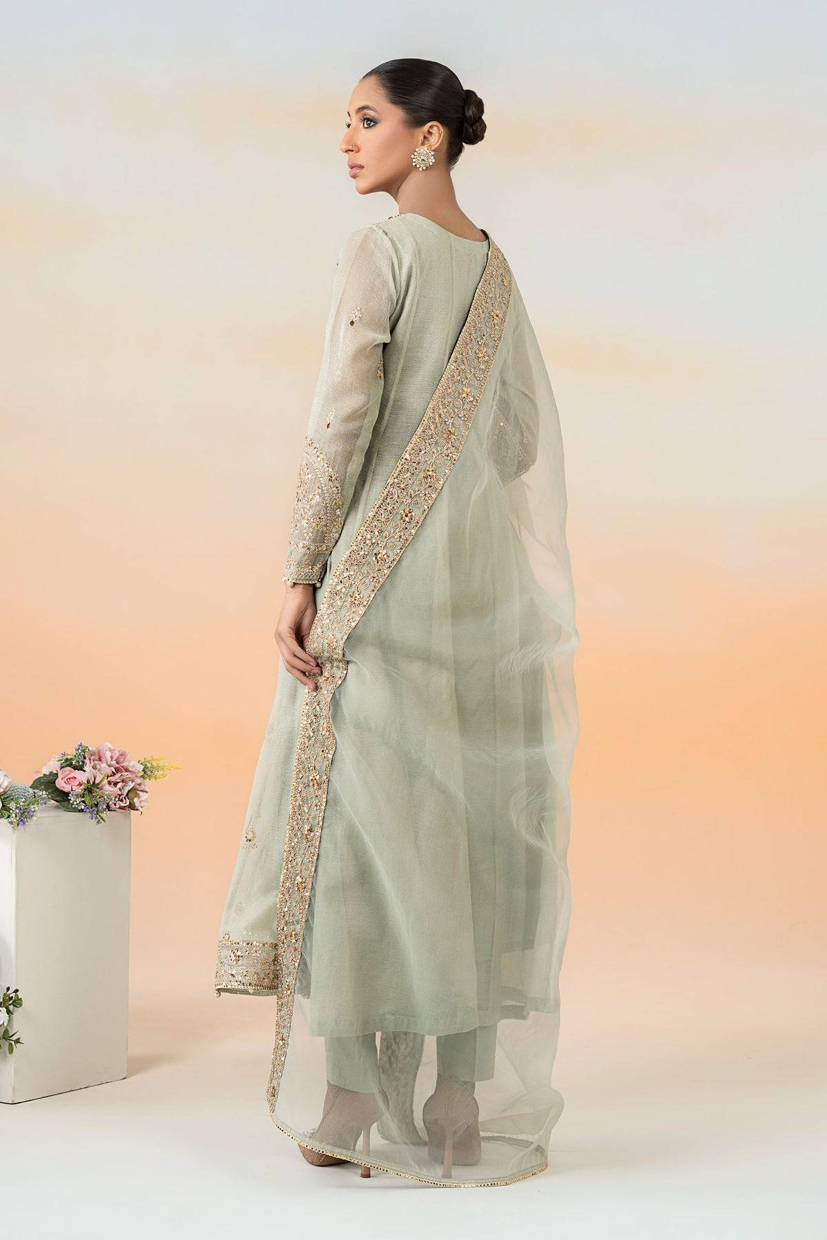 Maria B | Formal Wears | DW-EF25-88 by Maria Faisal - Registered Vendor of : Maria B - type : Ladies Clothes - 100% original wedding dresses