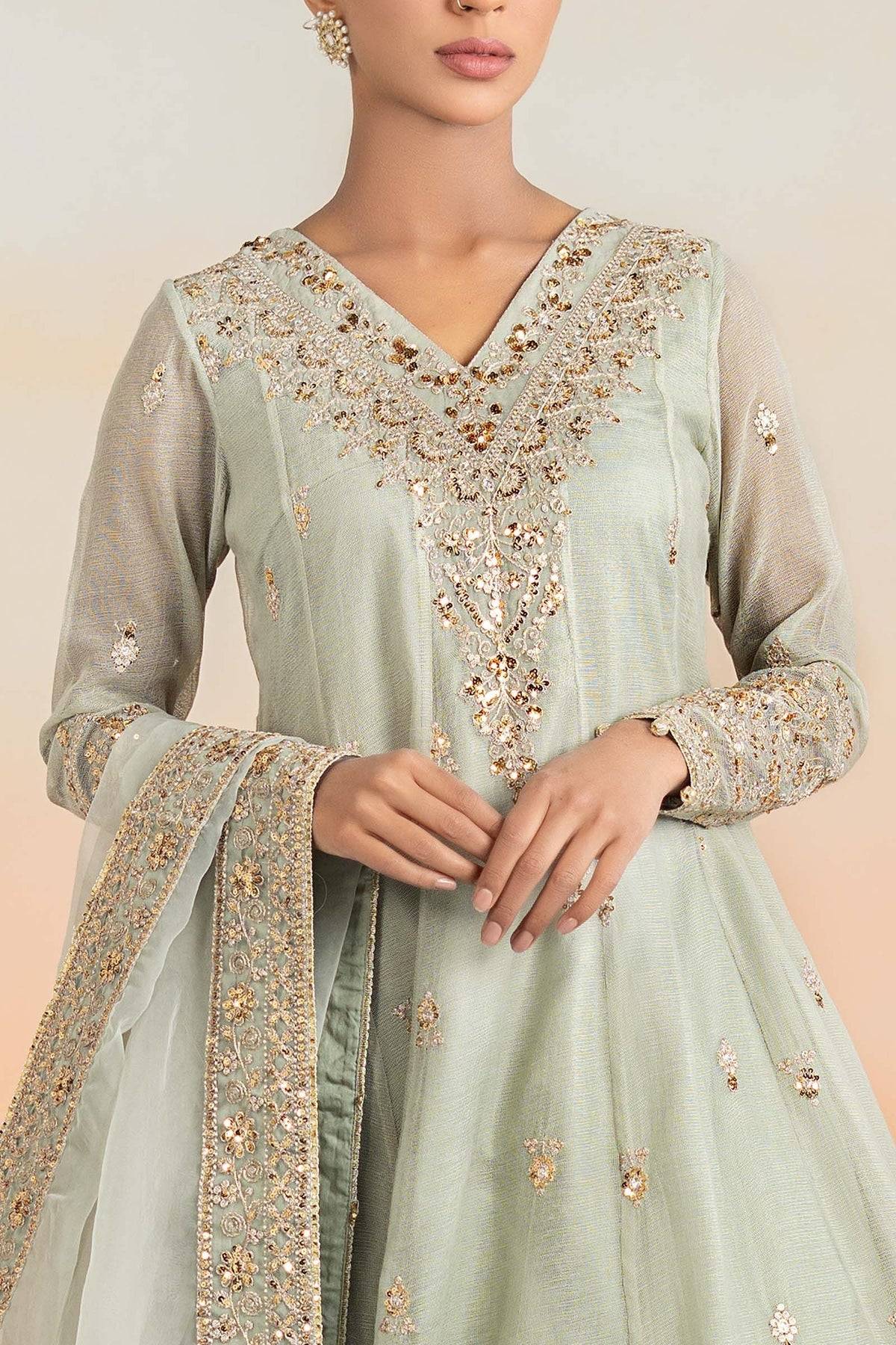 Maria B | Formal Wears | DW-EF25-88 by Maria Faisal - Registered Vendor of : Maria B - type : Ladies Clothes - 100% original wedding dresses