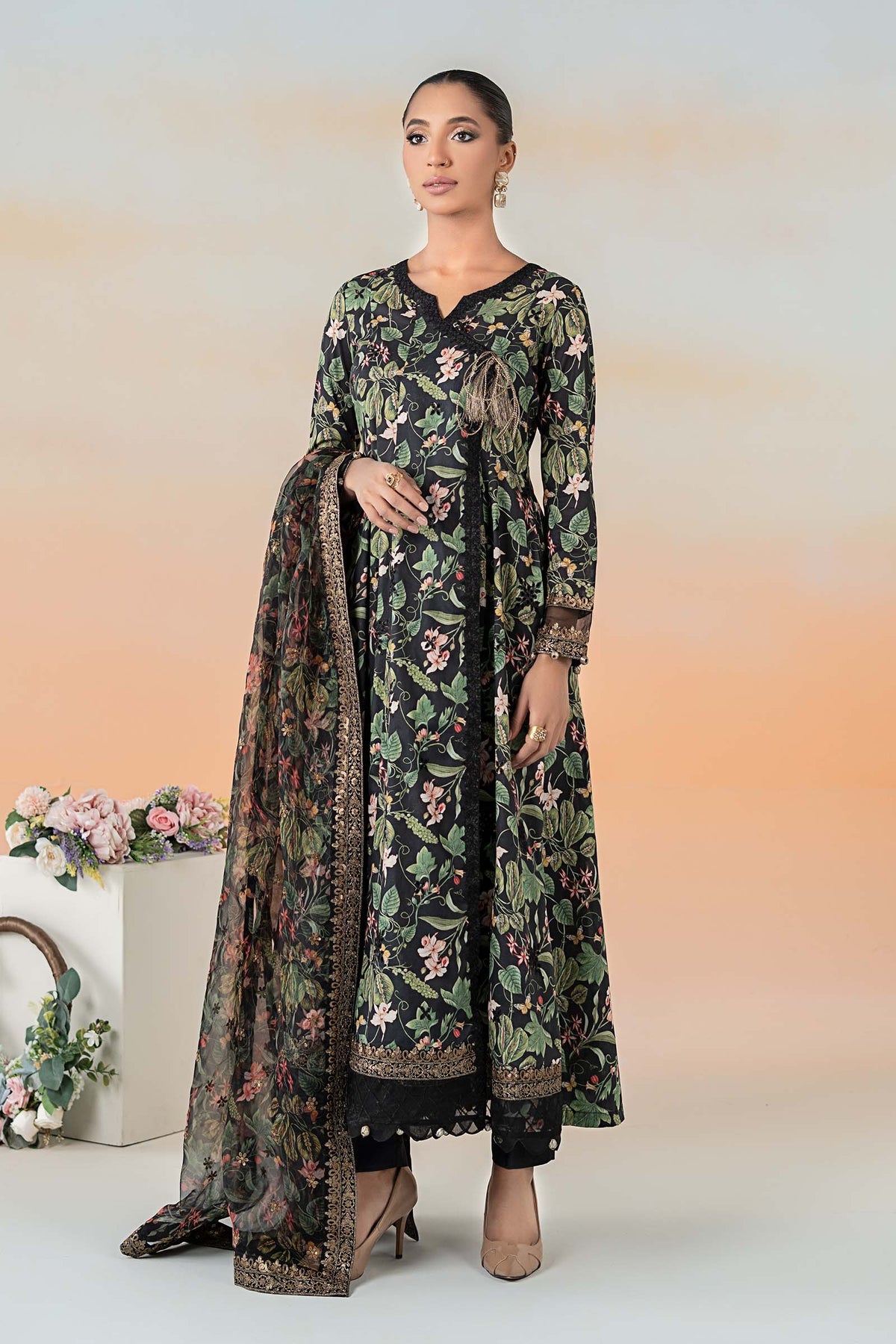 Maria B | Casual Pret 25 | DW-EF25-90 - Ladies Clothes 