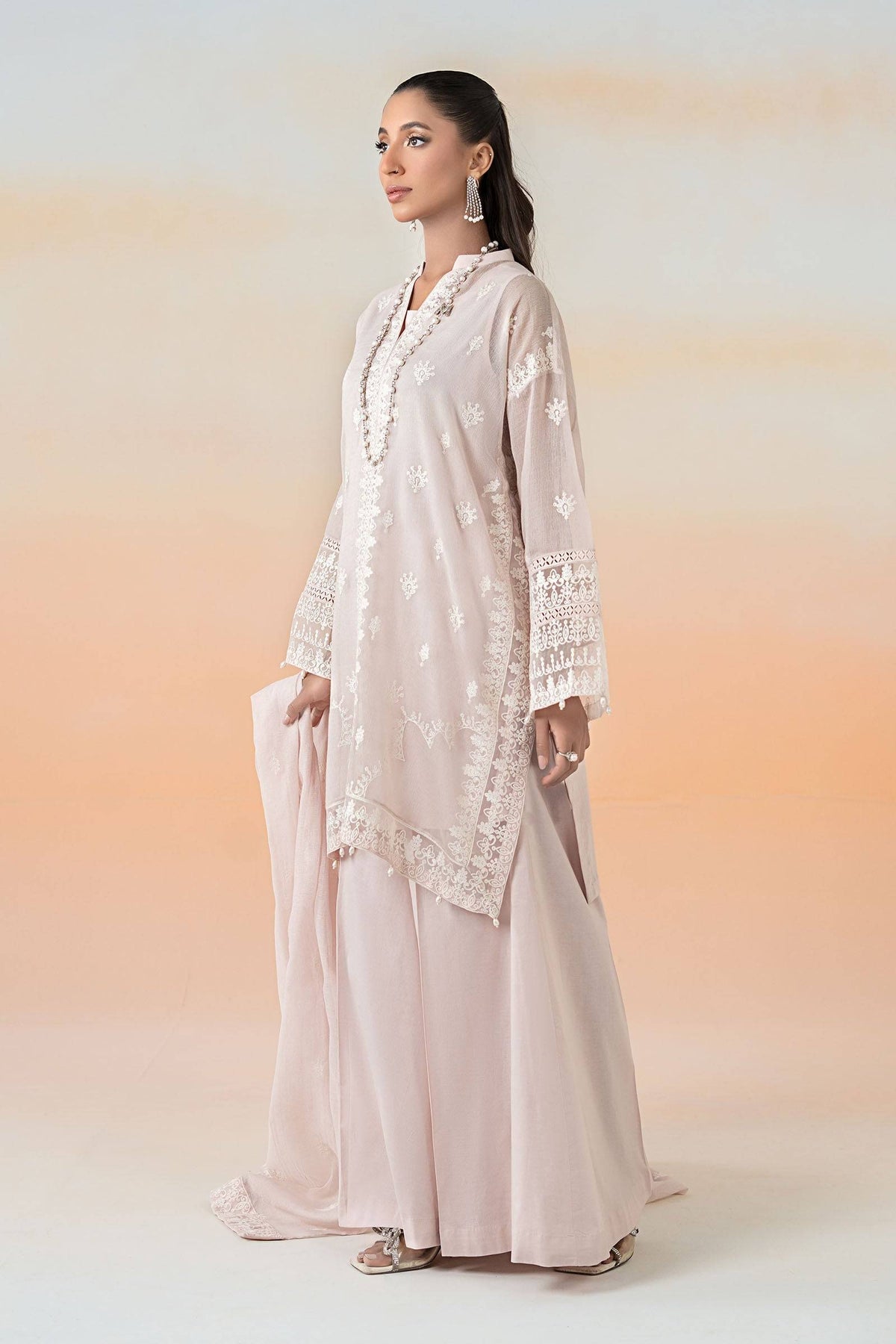 Maira B | Ready to Wear | DW-EF25-92 Pink by Maria Faisal - Registered Vendor of : Maria B - type : Wedding Dress - 100% original wedding dresses